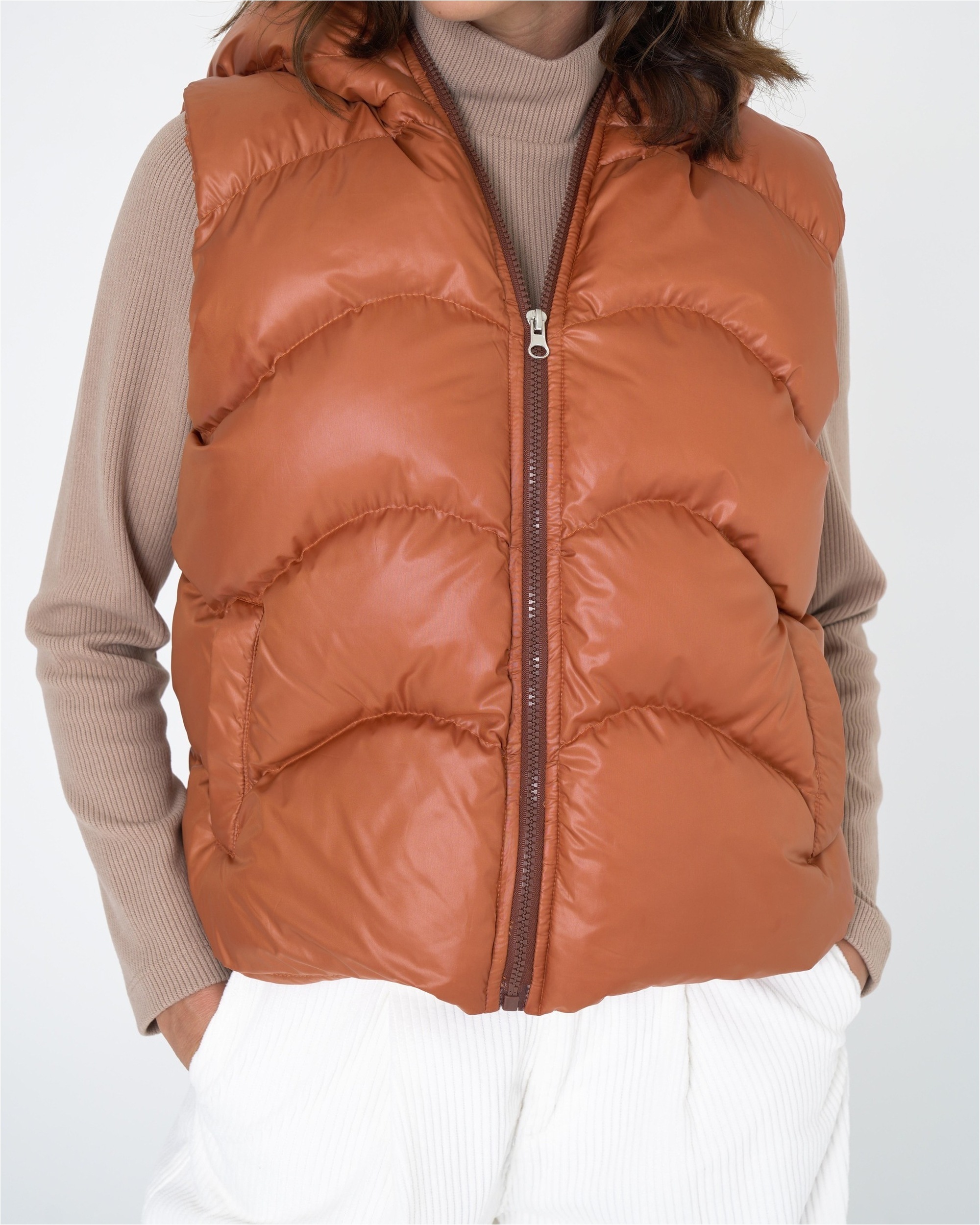 Thumbnail - freshlions Steppweste "Laura" 1 Stk. mit großer, gemütlicher Kapuze