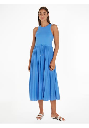 Midikleid »RIB TANK PLEATED DRESS MIDI NS«