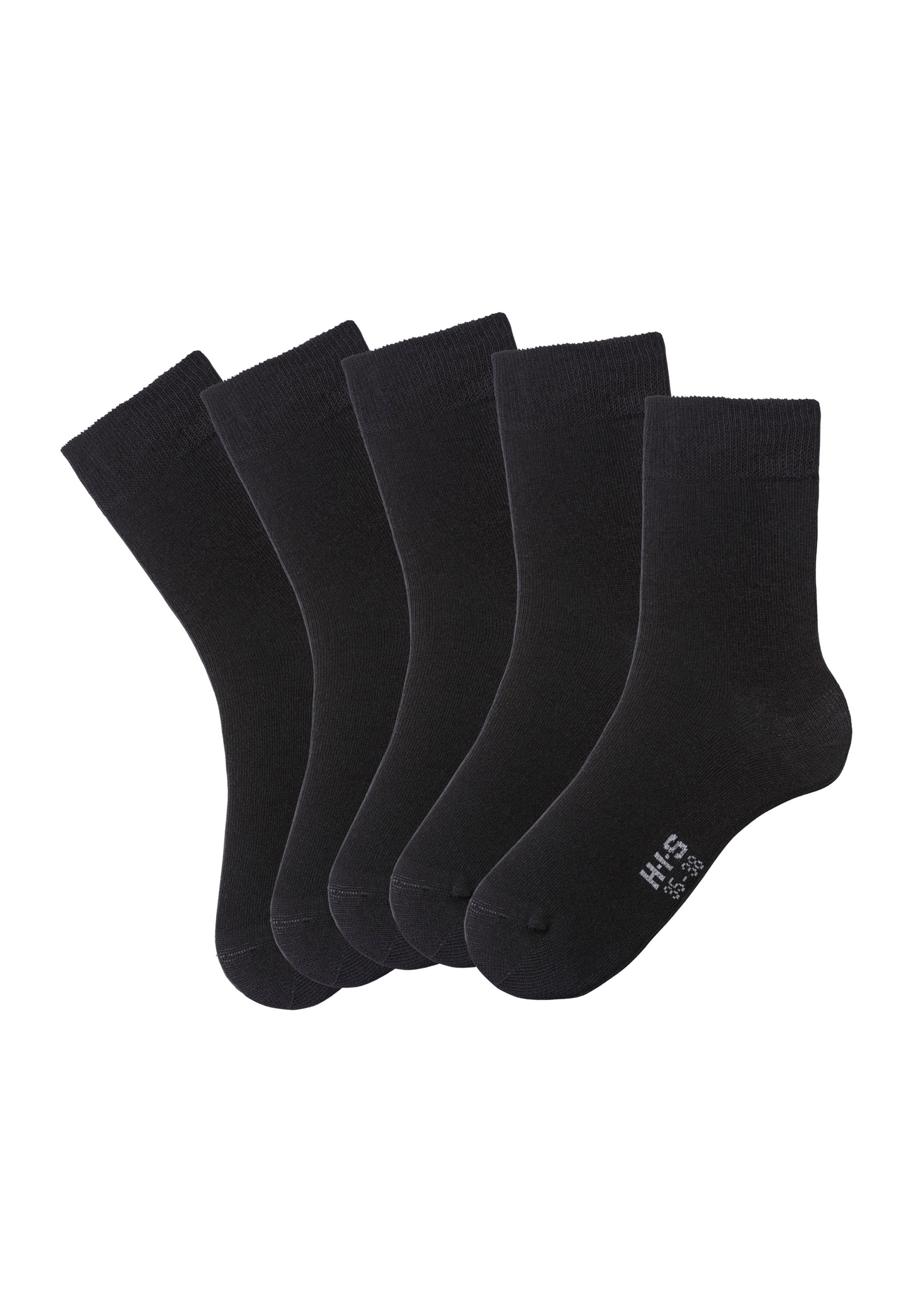 H.I.S Basicsocken Packung, 5 Paar tlg. mit besonders weichem Bündchen günstig online kaufen