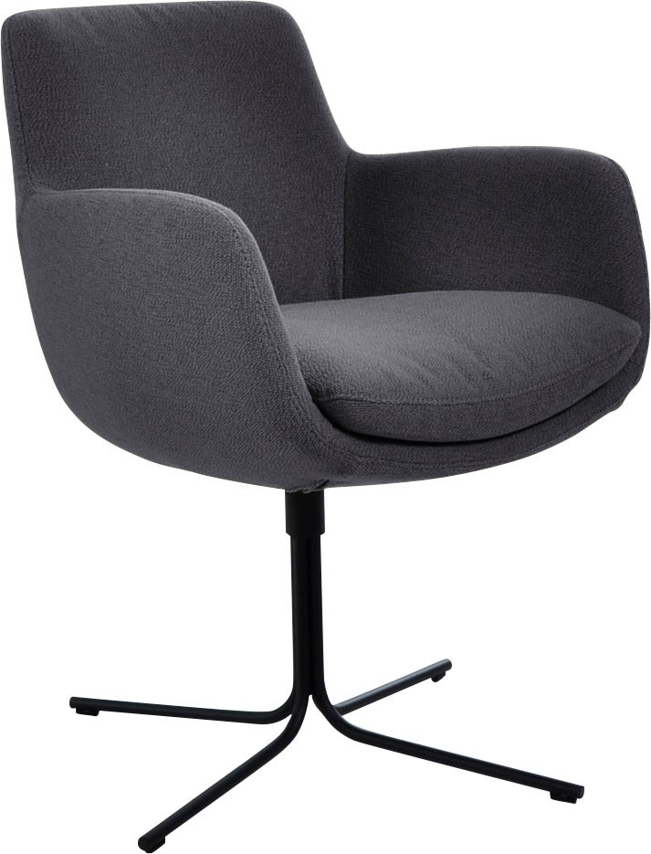K+W Komfort & Wohnen Drehstuhl "Pego", Flachgewebe Q2 2250, filigranem 4-Fu günstig online kaufen