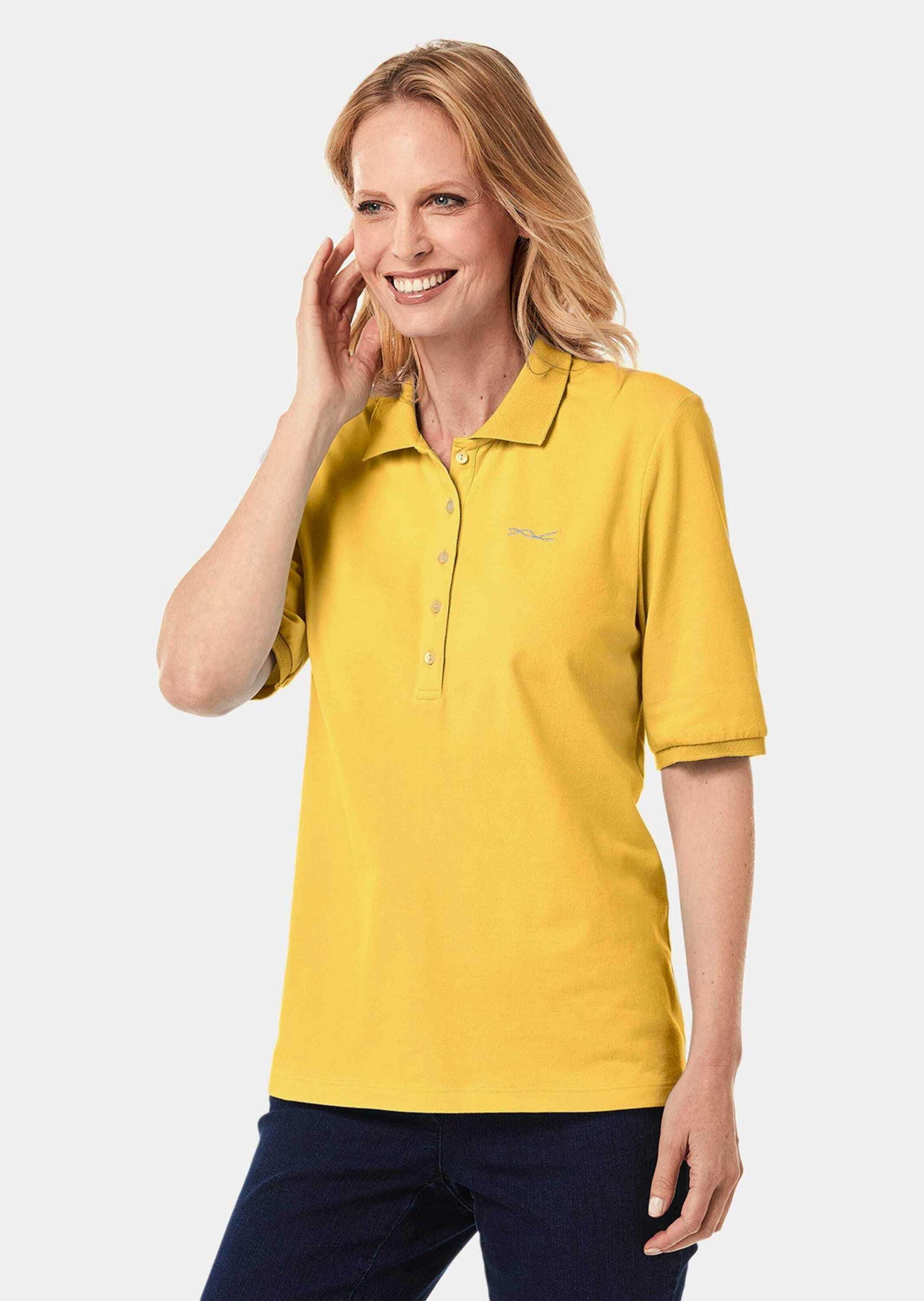 GOLDNER Poloshirt »Poloshirt Poloshirt in hochwertiger Pikee-Qualität«