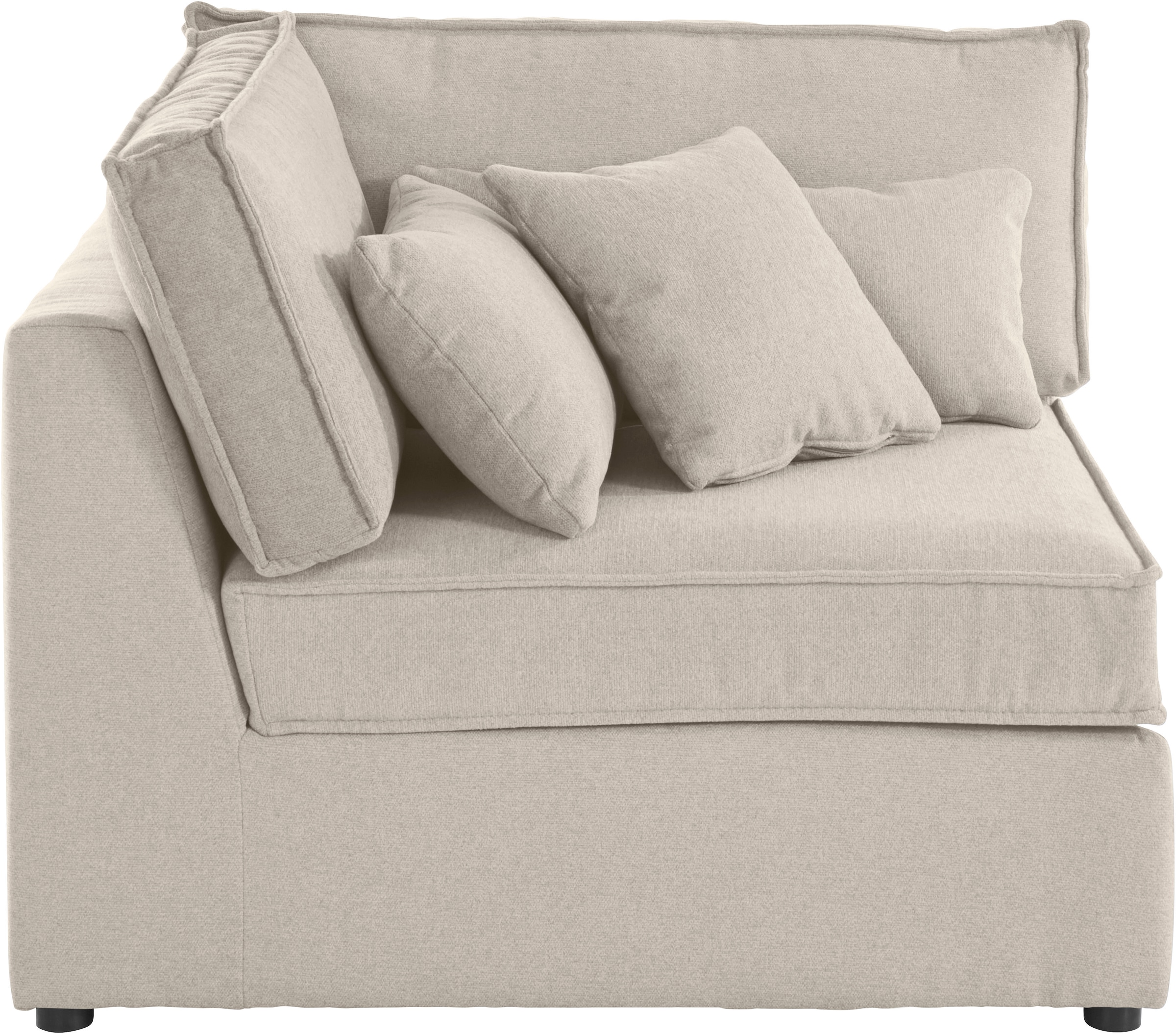 OTTO home Sofa-Eckelement "Florid" Teil eines Modulsofas, fester Sitzkomfor günstig online kaufen