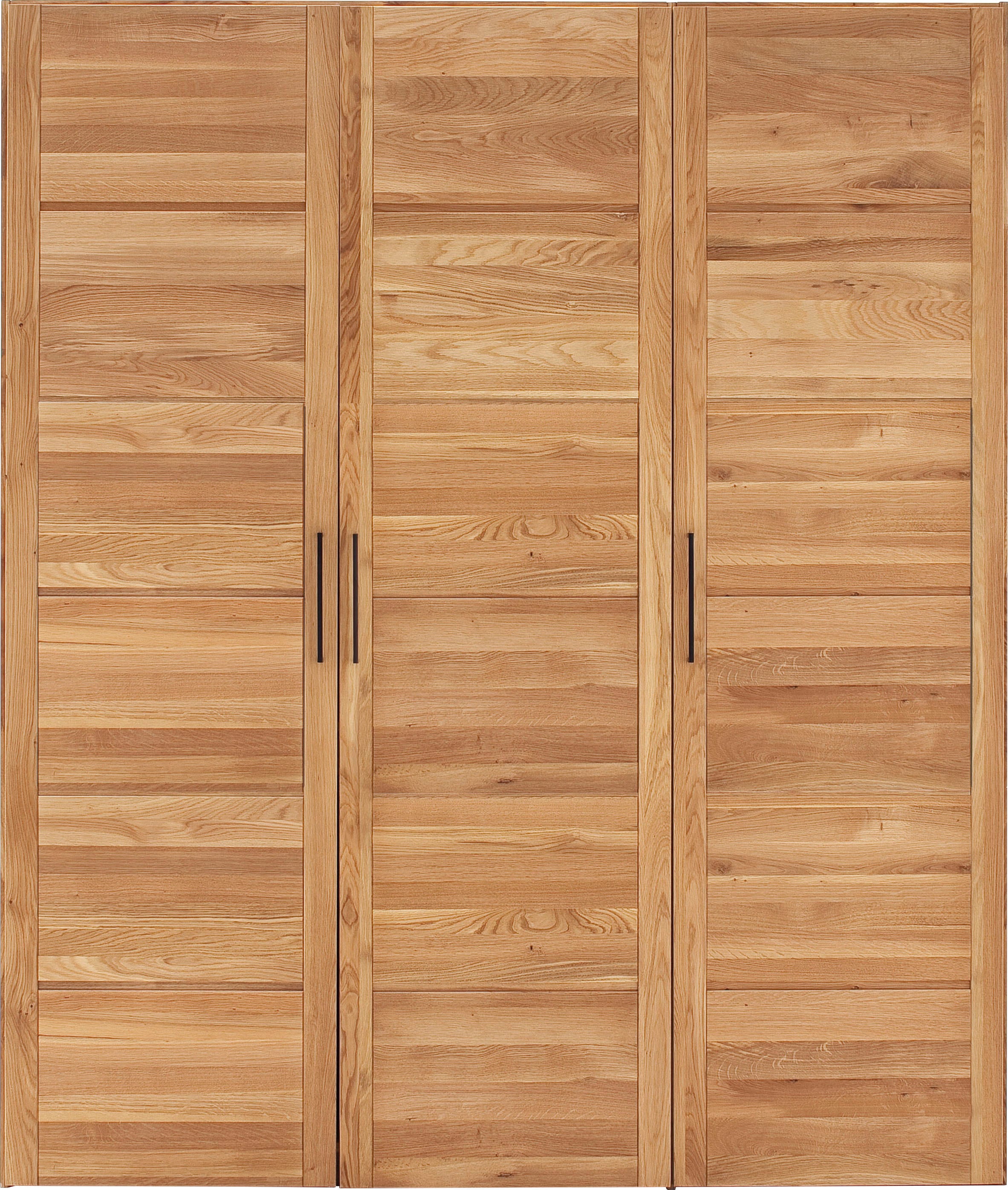Home affaire Kleiderschrank "Chamara" aus massivem Eichenholz, in unterschiedlichen Breiten, Höhe 218 cm