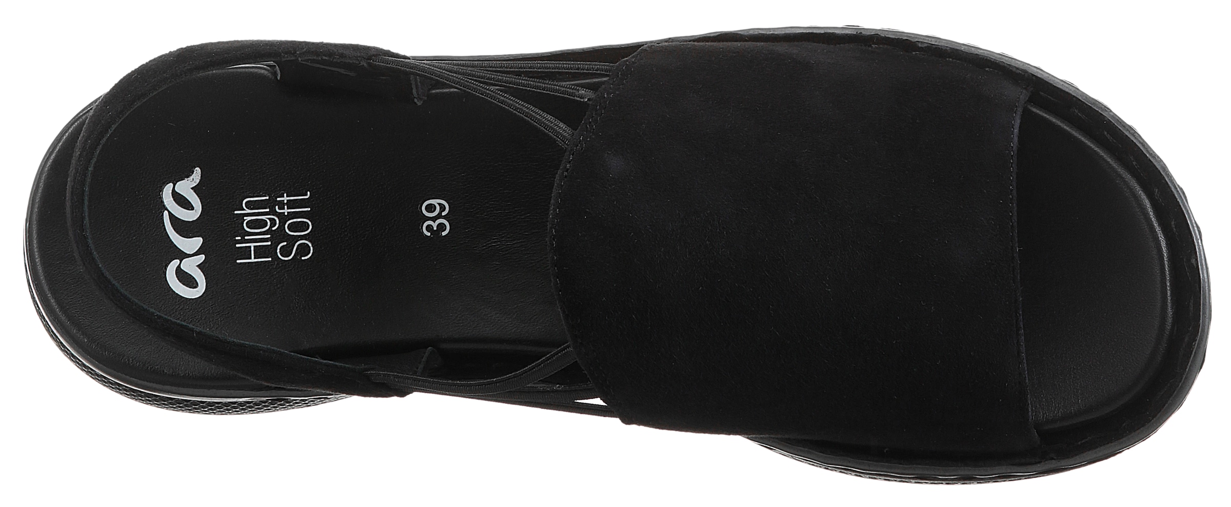 Ara Riemchensandale »HAWAII«, Sommerschuh, Sandalette, Keilabsatz, mit Stretch-Bänder, G-Weite