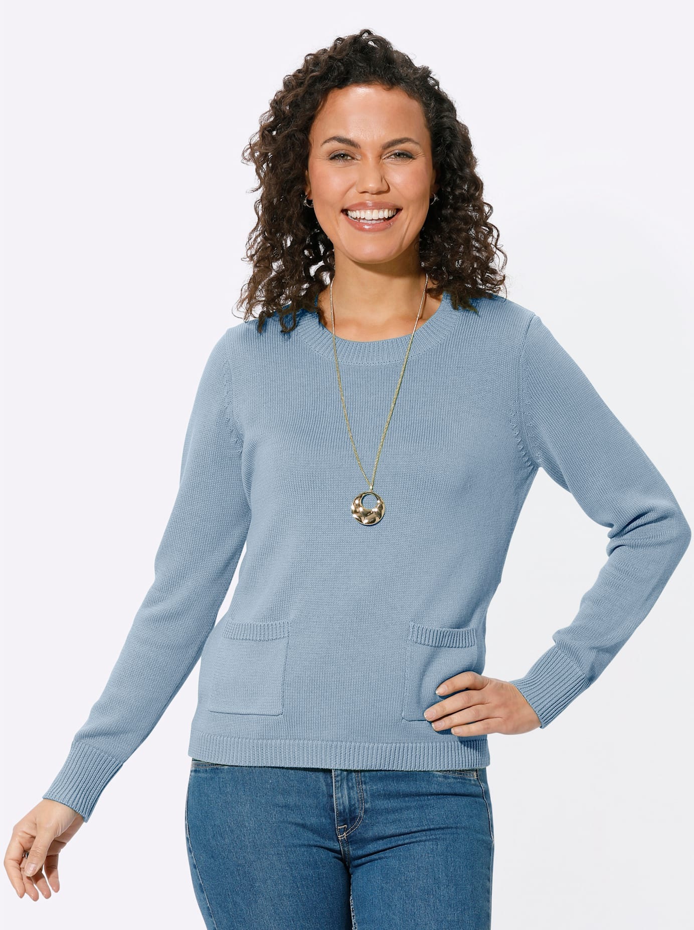 Casual Looks Rundhalspullover »Pullover«