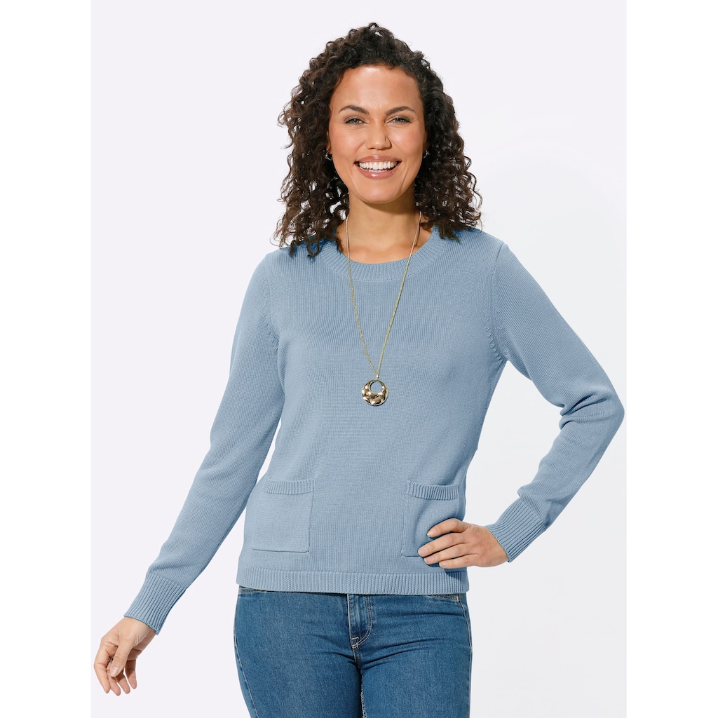 Casual Looks Rundhalspullover »Pullover«