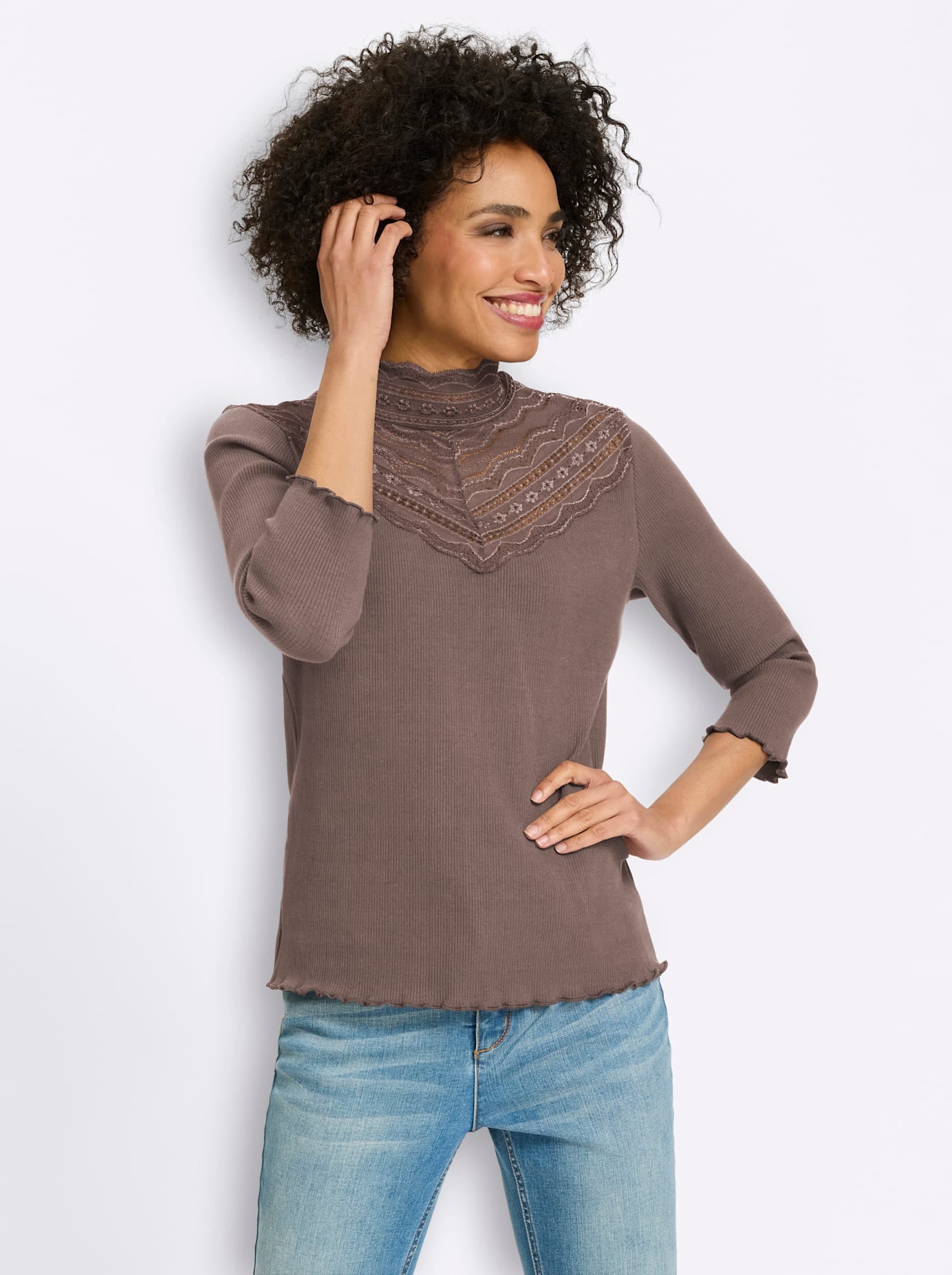 heine 3/4-Arm-Shirt »Shirt« 1