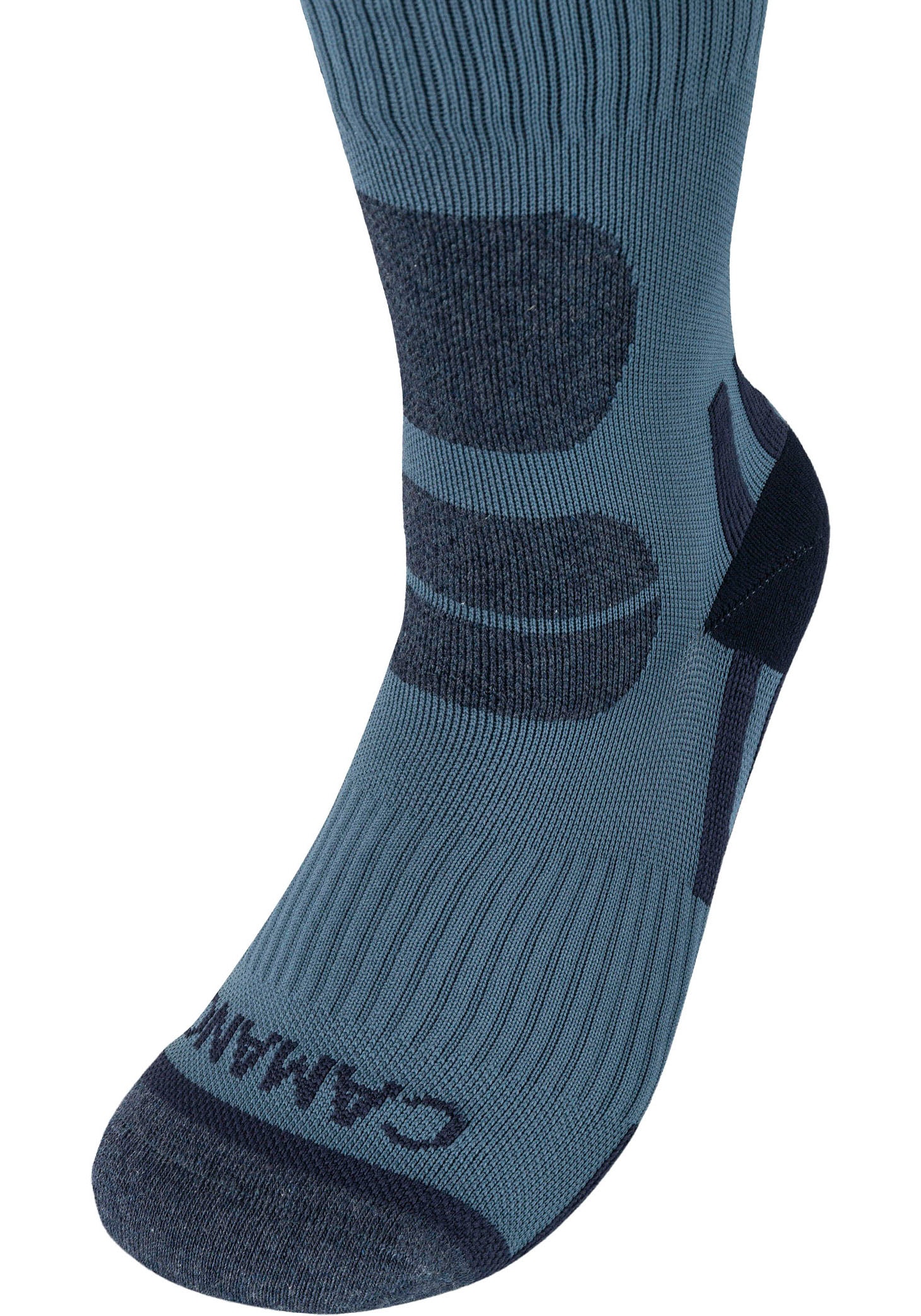 Camano Wandersocken, (4er Pack), Funktionssocken, knöchelhalt anatomische Passform, Fußgewölbe-Stütze