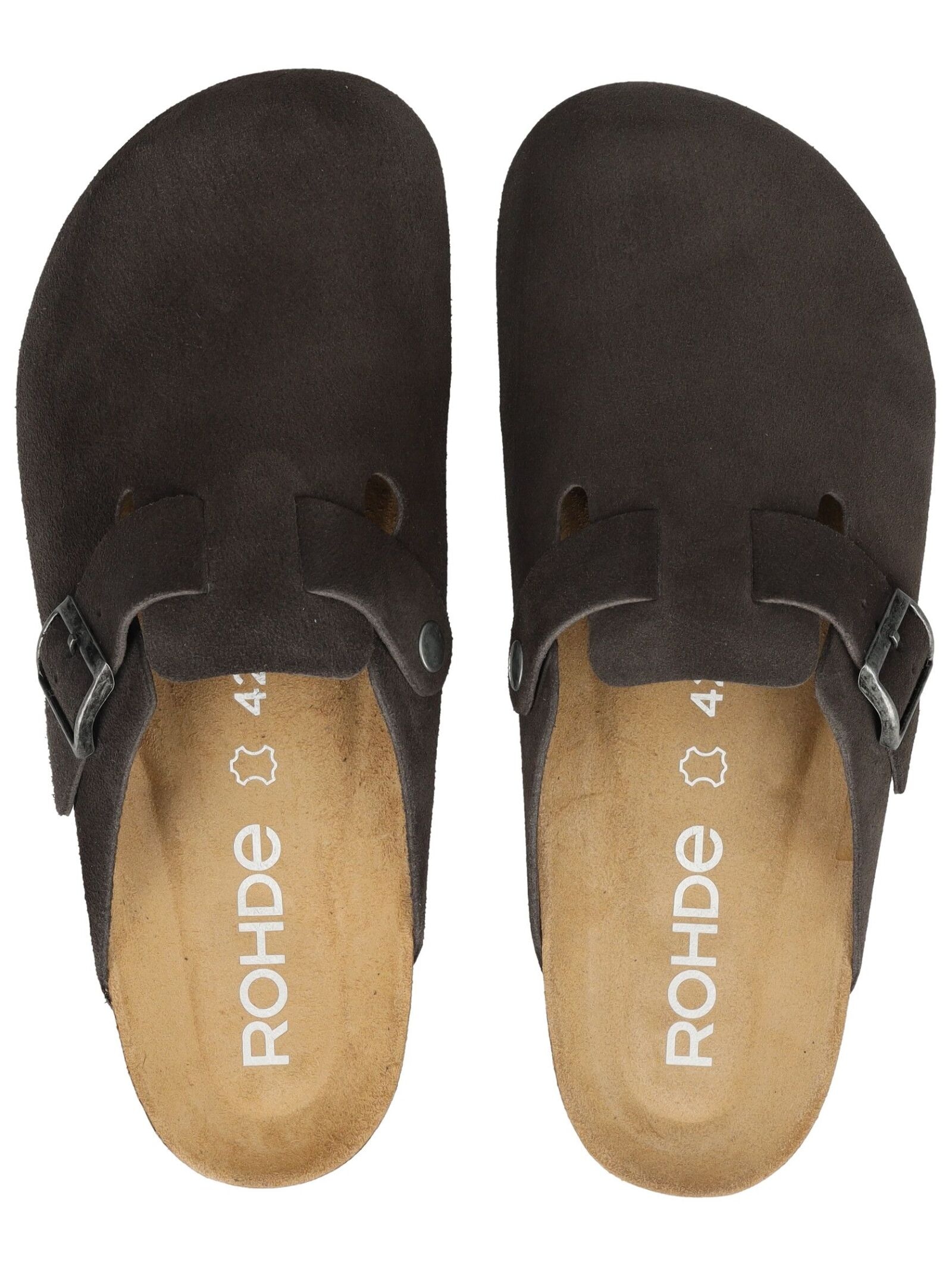 Rohde Pantolette »Rohde Pantoletten Veloursleder«