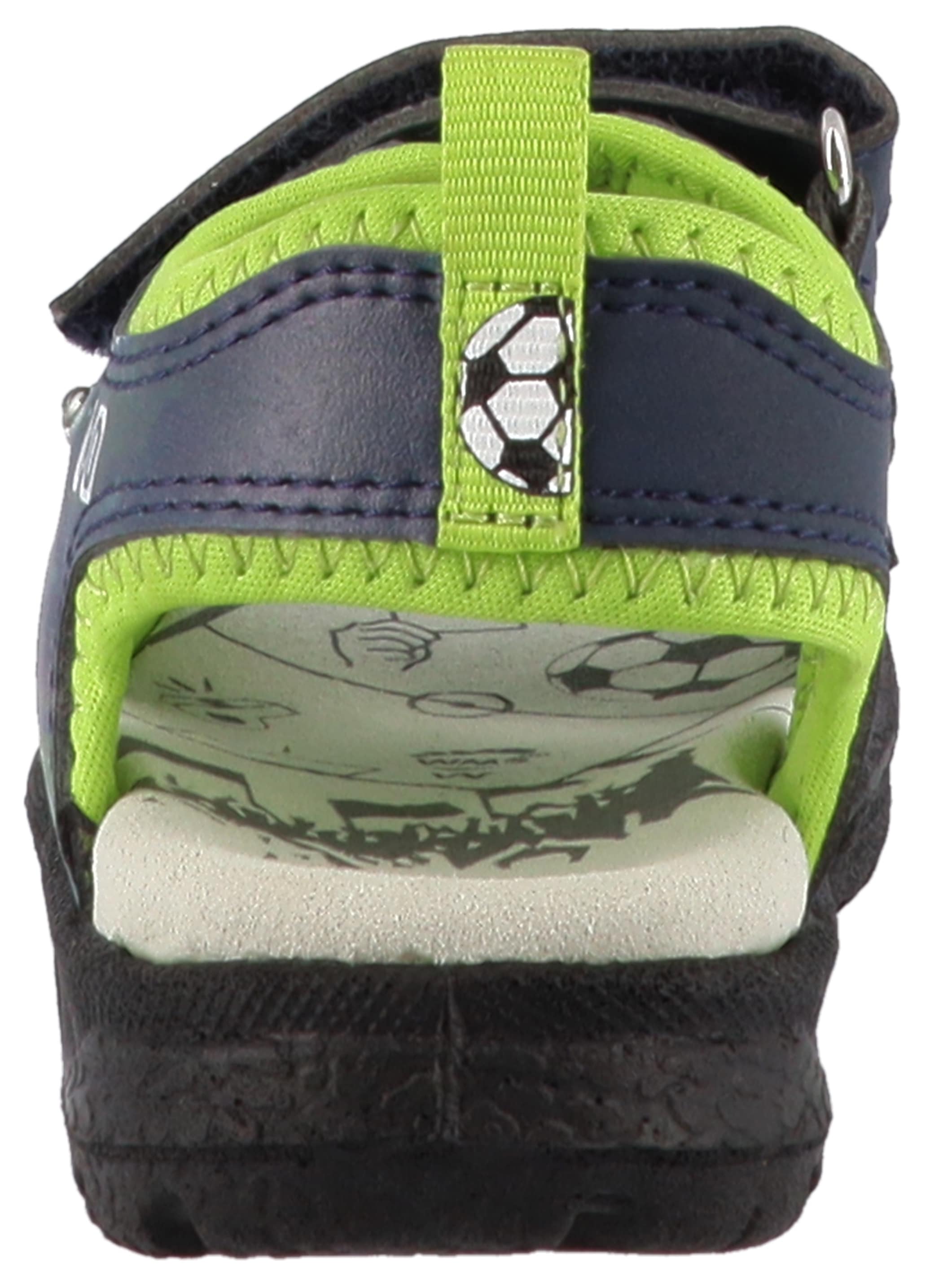 Lurchi Sandale »Keeper«  Klettschuh mit Blinkfunktion, Größenschablone zum Download