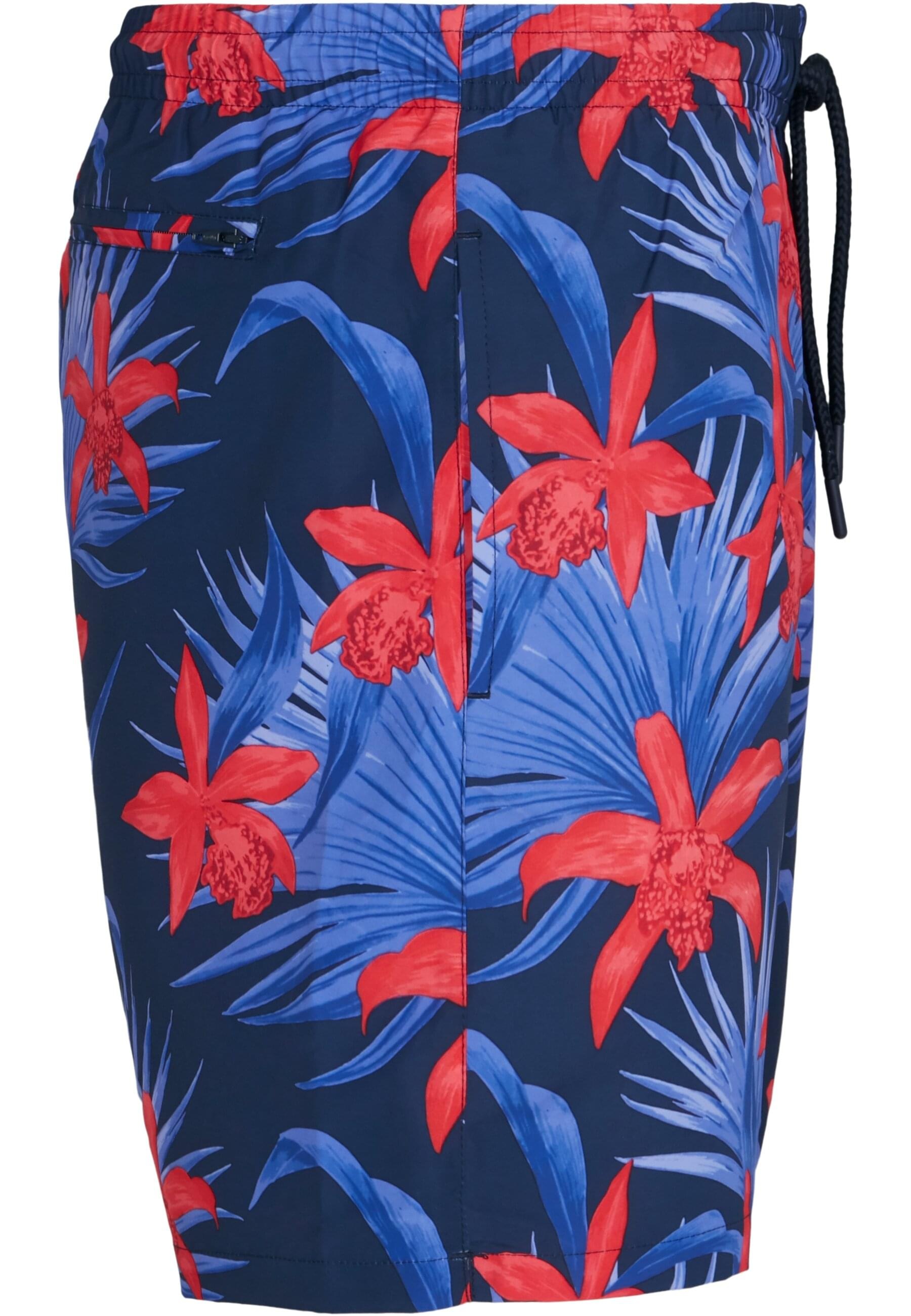 URBAN CLASSICS Badeshorts »Urban Classics Herren Pattern Swim Shorts«