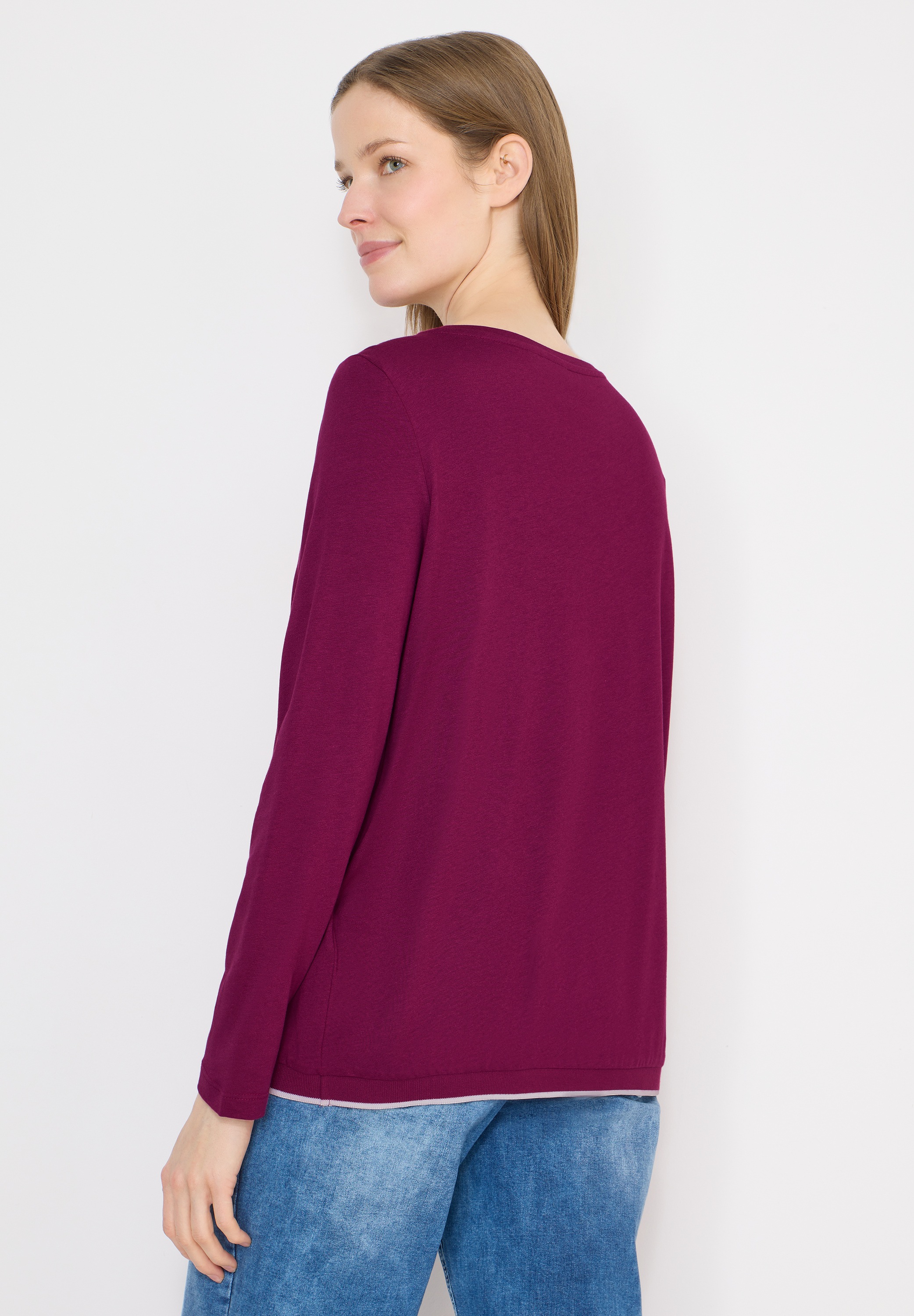 Cecil Langarmshirt mit U-Boot-Ausschnitt günstig online kaufen