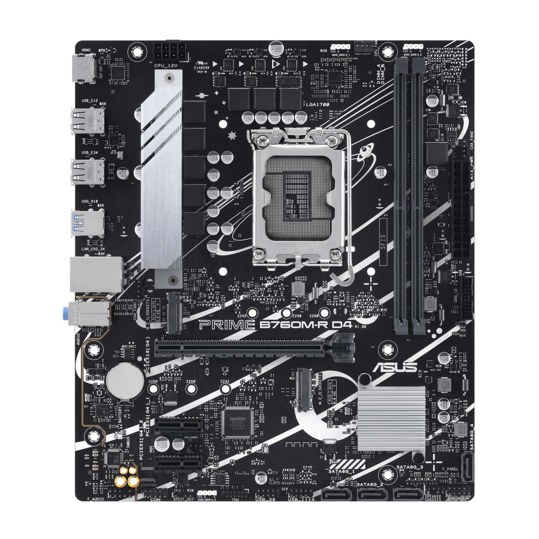 Asus Mainboard »PRIME B760M-R D4«