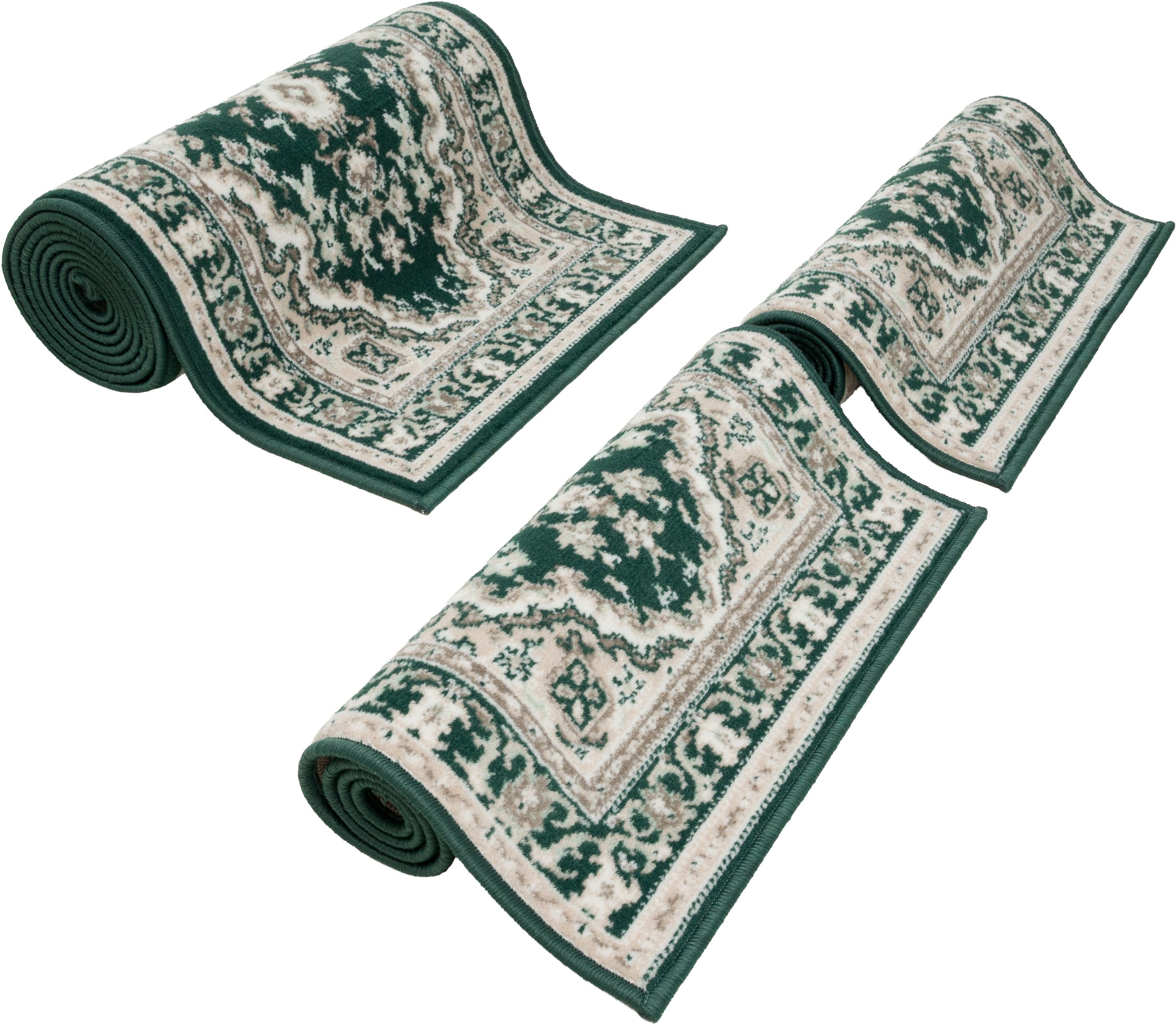 OTTO Home Oriental Bed Runner Set Dark Green 3