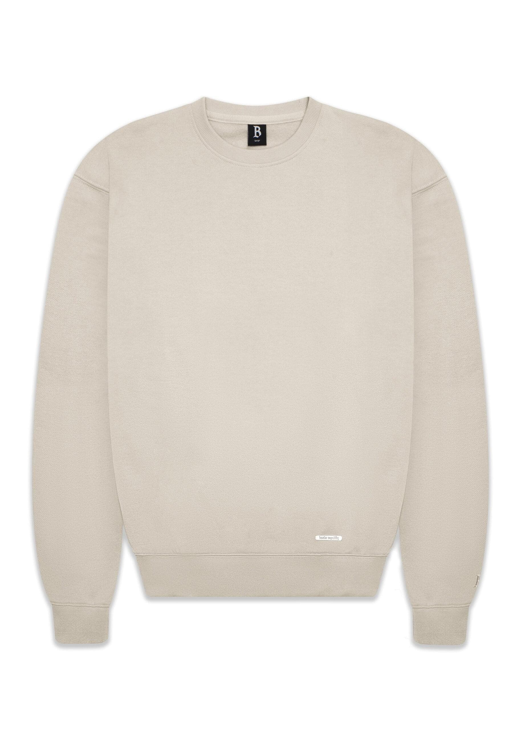 Dropsize Rundhalspullover "Dropsize Herren Super Heavy Blank Sweater", (1 t günstig online kaufen