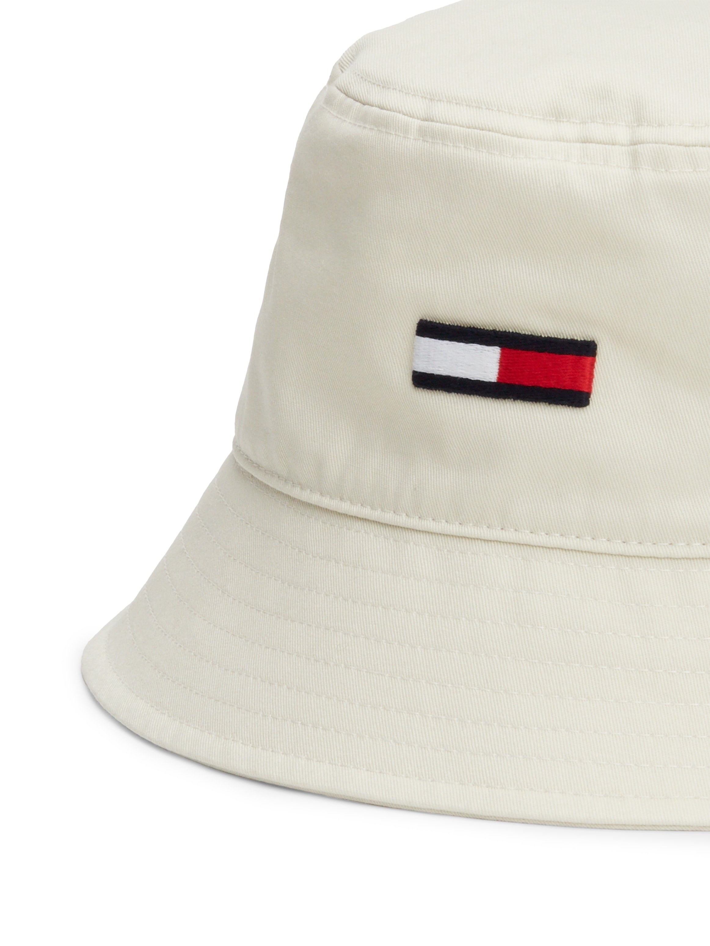 Tommy Jeans Fischerhut »TJW ELONGATED FLAG BUCKET HAT«, mit Logostickerei