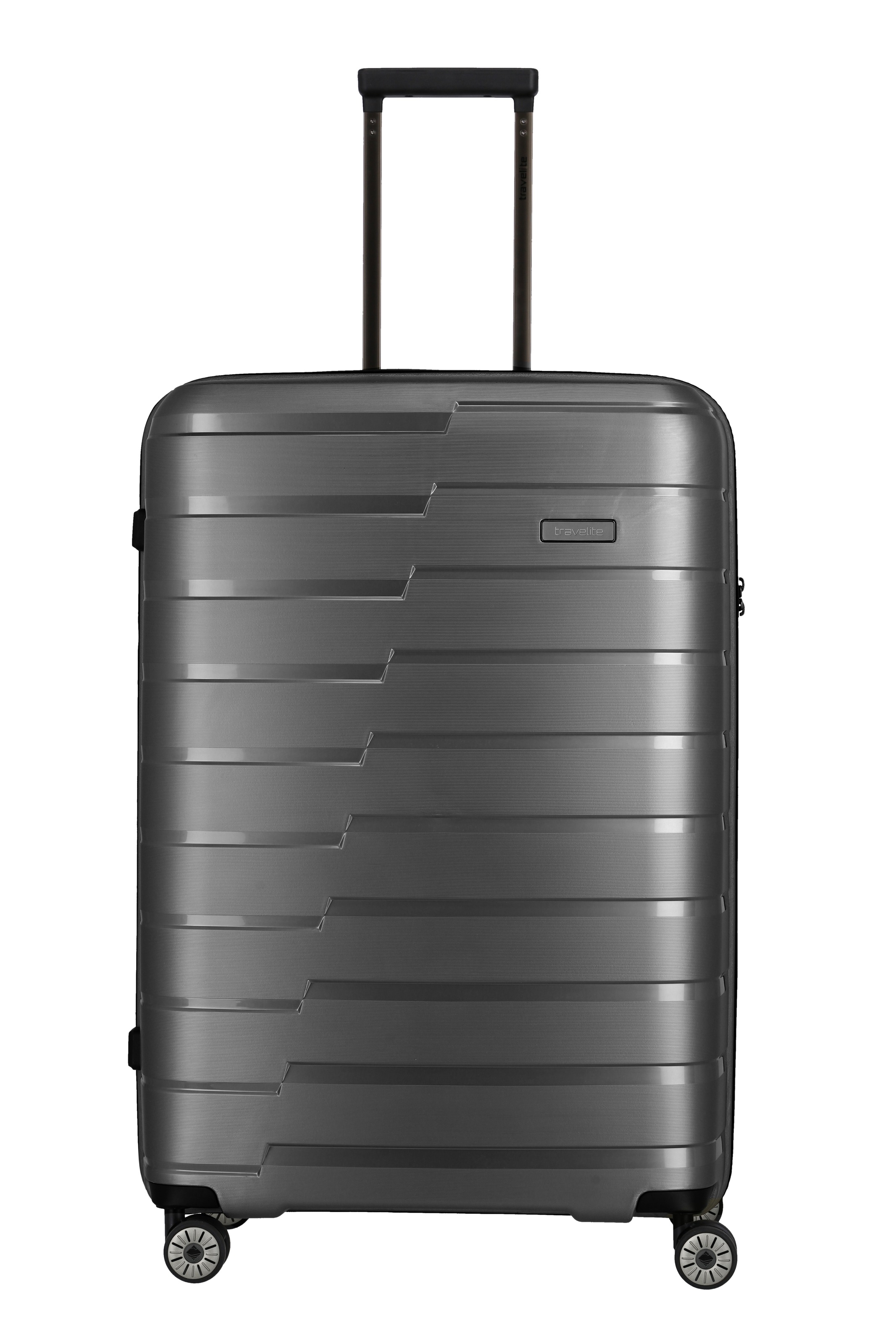 travelite Trolley "AIR BASE Reisekoffer Hartschale" 105 l 4 Rollen widerstandsfähiges Material und cleverer Innenaufteilung