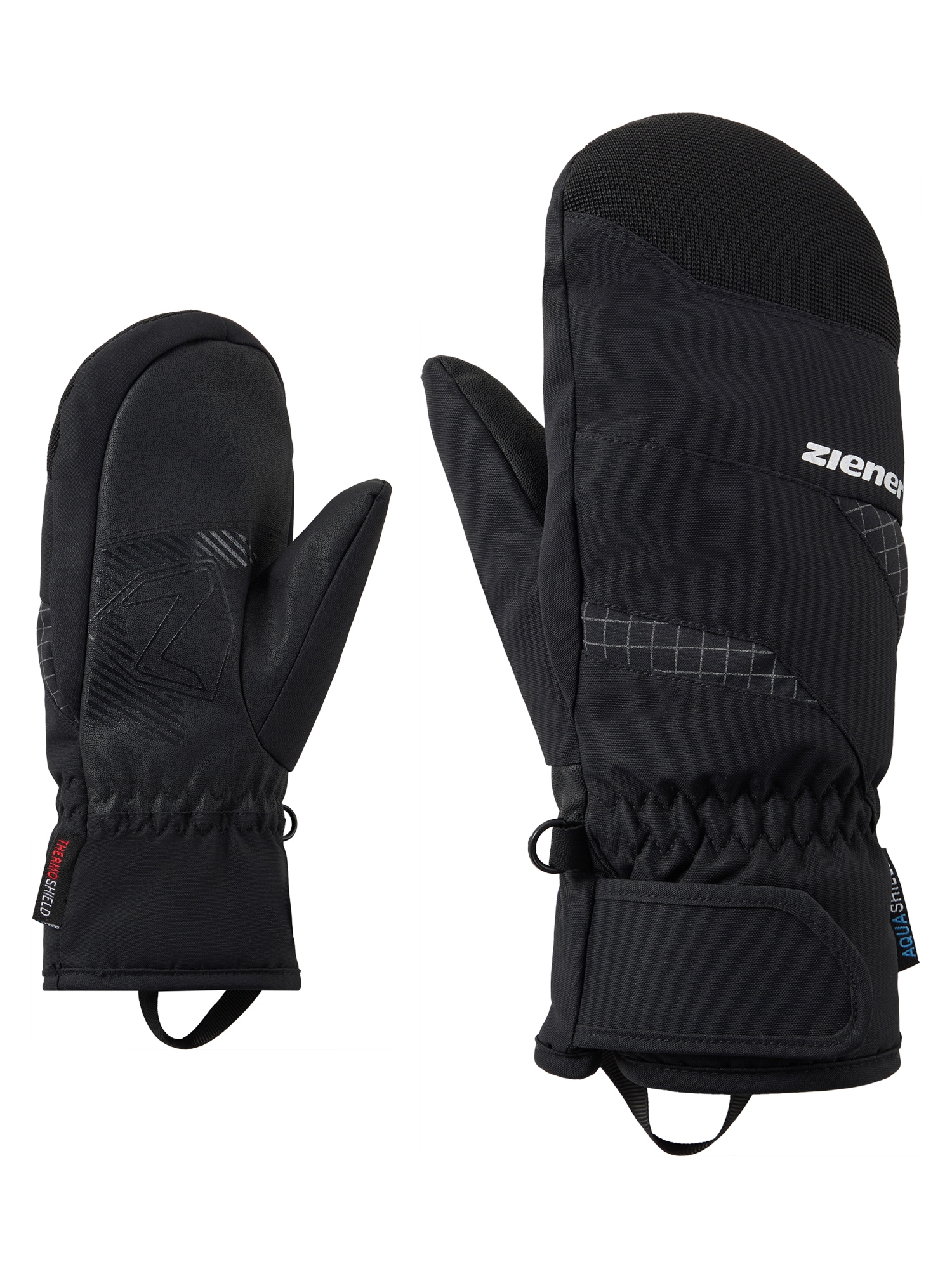 Ziener Fäustlinge »LUUKIO-Z AQUASHIELD® JUNIOR« wasserdicht, winddicht, atmungsaktiv, warmes Fleece-Futter