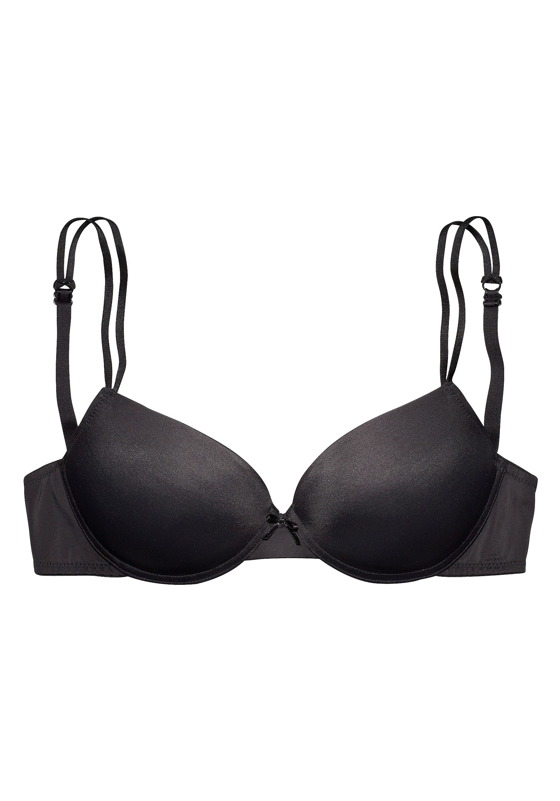 LASCANA Push-up-BH schwarz, Cup B