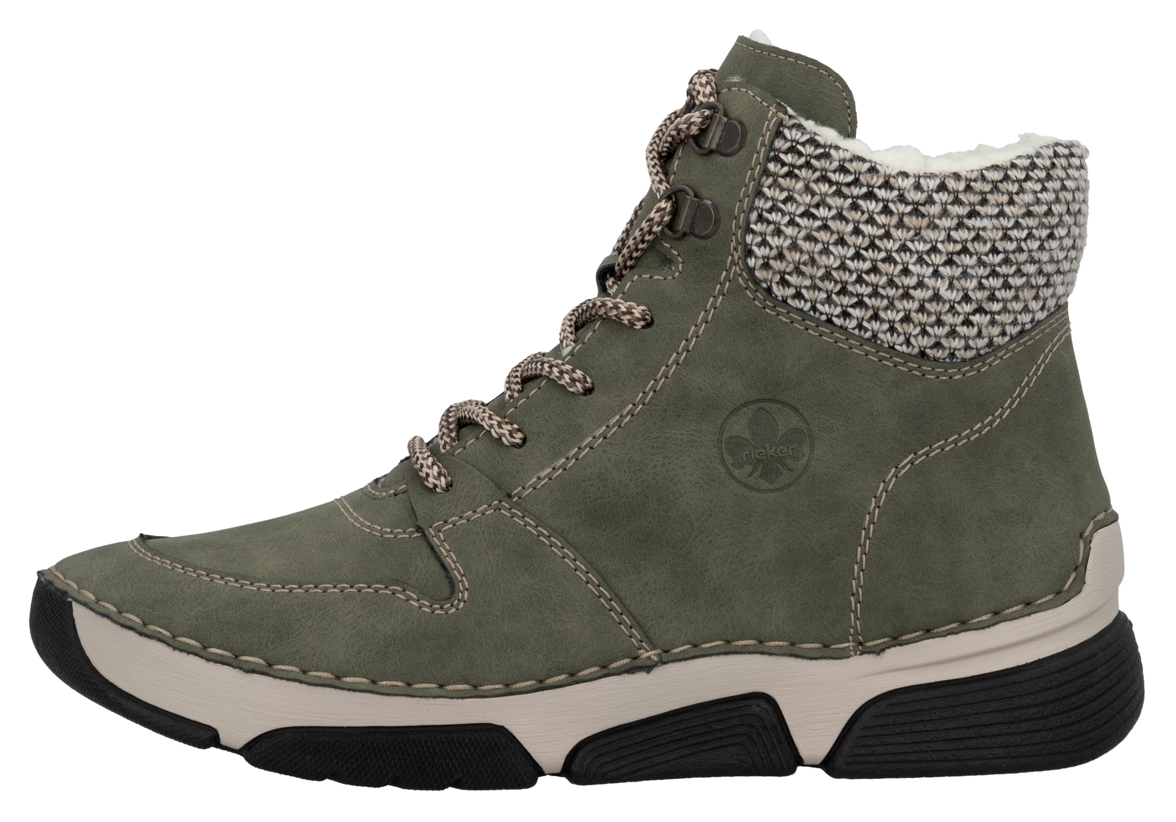 Rieker Winterboots, Schnürboots, Stiefelette mit praktischem Innenreißverschluss