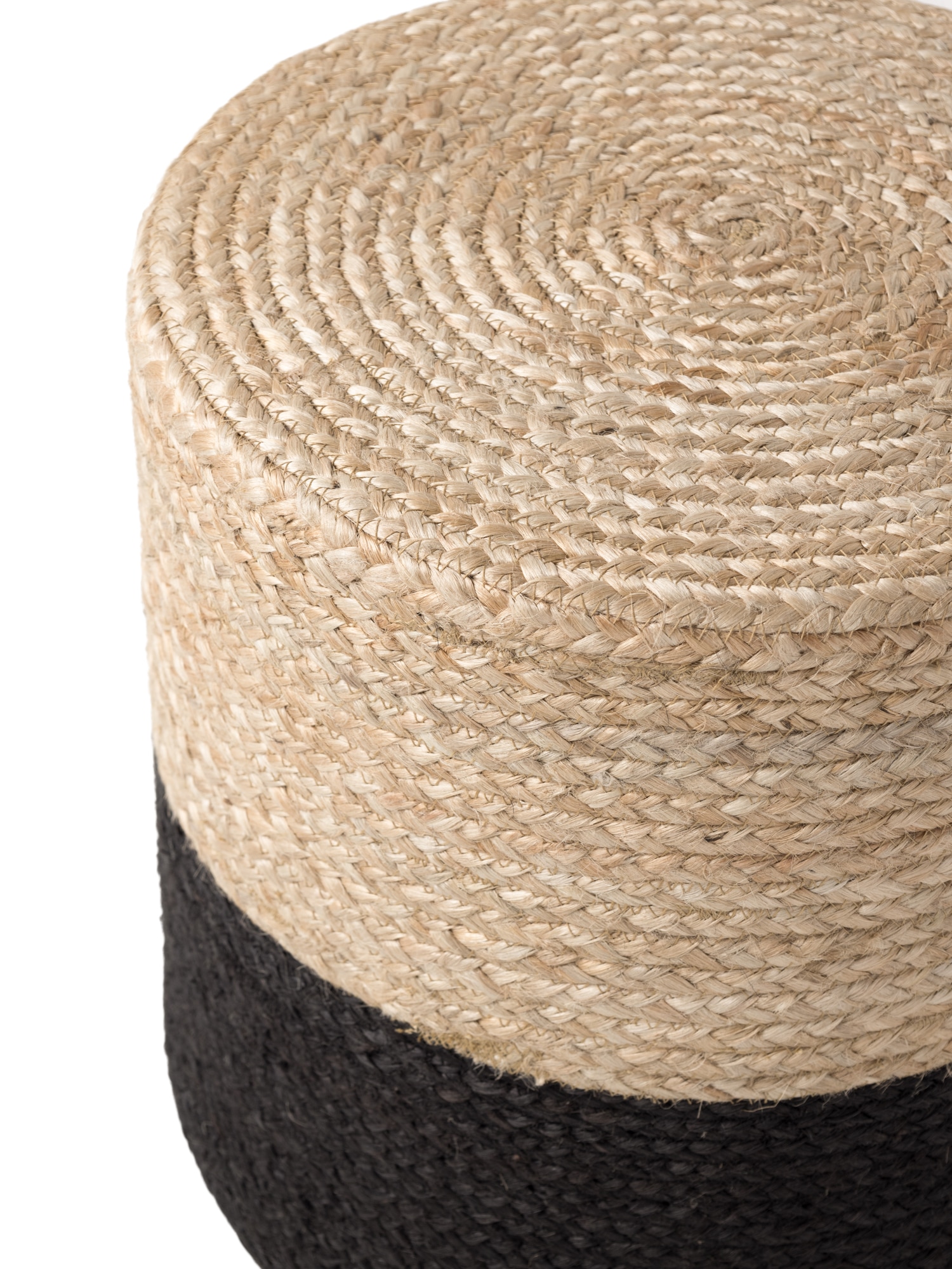 HANSE Home Pouf »Jutta, Jute«, (1 St.), Jute, Natur, Wohnzimmer, Esszimmer, Schlafzimmer, Flur, Modern, Boho
