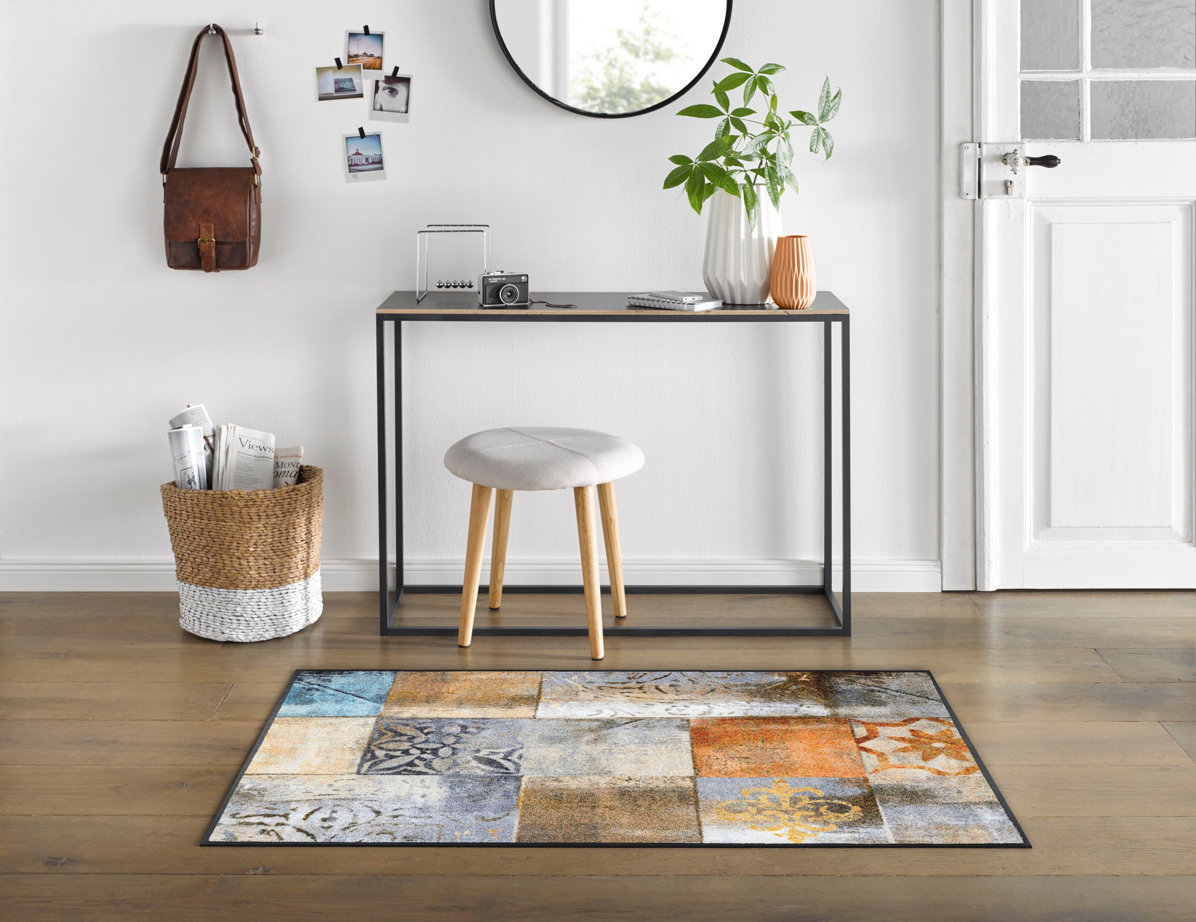 wash+dry by Kleen-Tex Teppich "Tilea" rechteckig 7 mm Höhe rutschhemmend, I günstig online kaufen