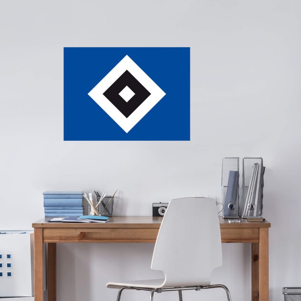 Wall-Art Wandtattoo »Hamburger SV Logo HSV«, (1 St.)