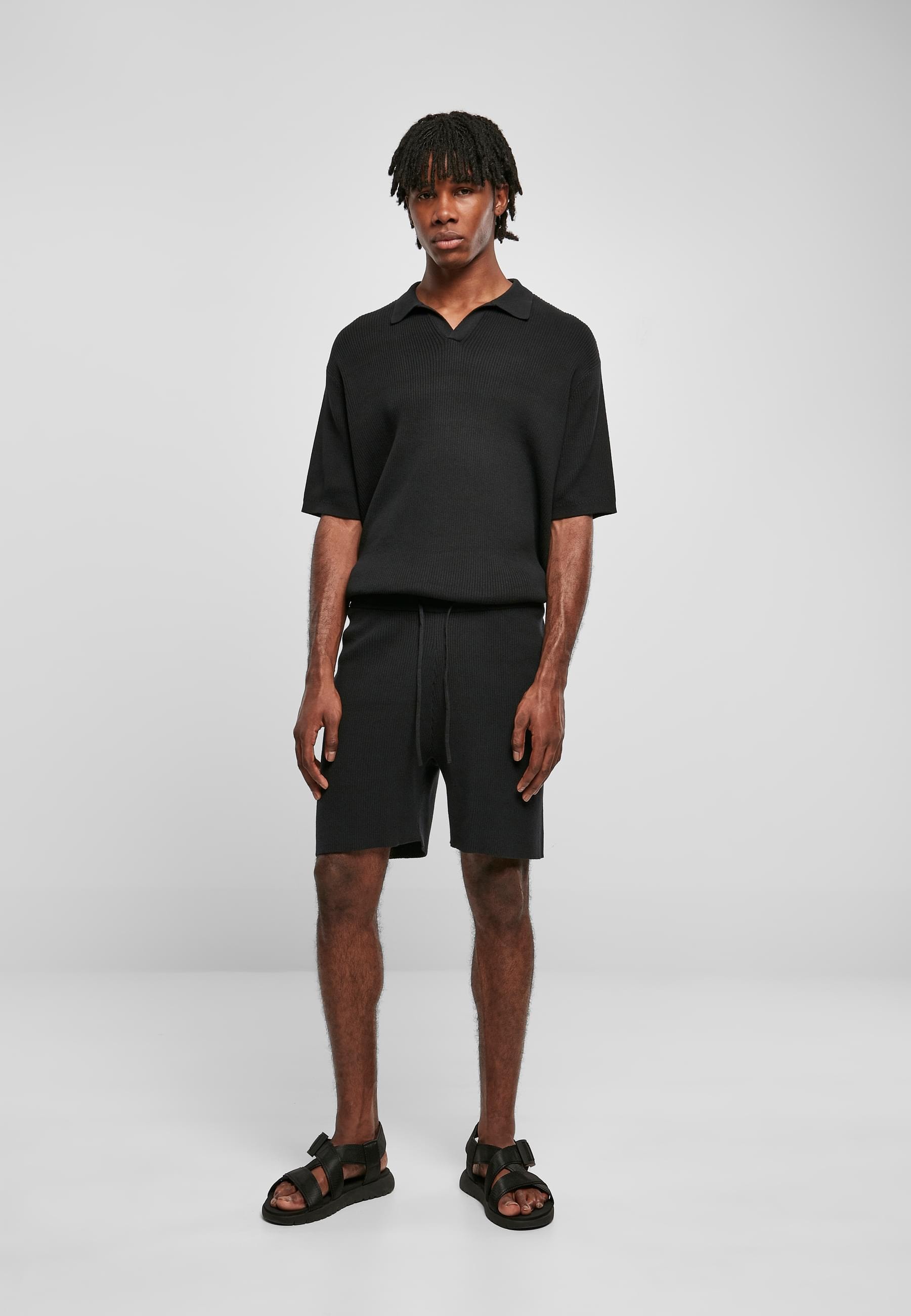 URBAN CLASSICS Shorts »Urban Classics Herren Ribbed Shorts«, (1 tlg.)