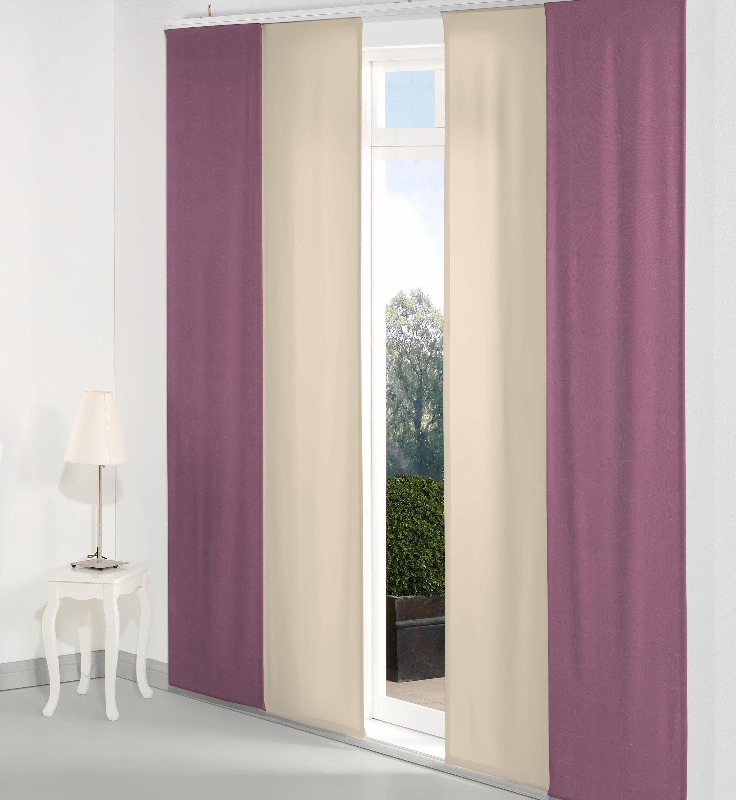 Wirth Schiebegardine »Neufahrn« Paneelwagen 1 Stk. tlg. Inkl. Befestigungszubehör