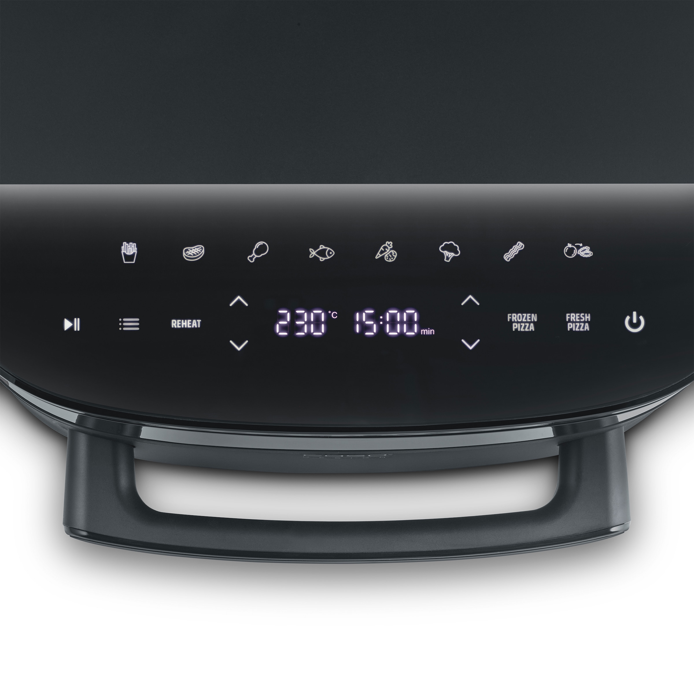 Caso Heißluftfritteuse »Design Heissluftfritteuse AirFry & PizzaChef« 2850 W Frittieren, Backen, Aufwärmen, Rösten oder Dörren.