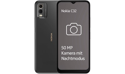 Smartphone »C32, 3+64GB«, Charcoal, 16,56 cm/6,52 Zoll, 64 GB Speicherplatz, 50 MP Kamera