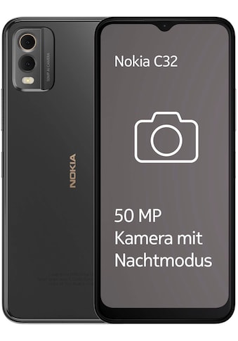Nokia Smartphone »C32 3+64GB« Charcoal 1656 ...