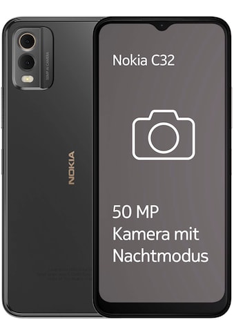 Smartphone »C32, 3+64GB«, Charcoal, 16,56 cm/6,52 Zoll, 64 GB Speicherplatz, 50 MP Kamera