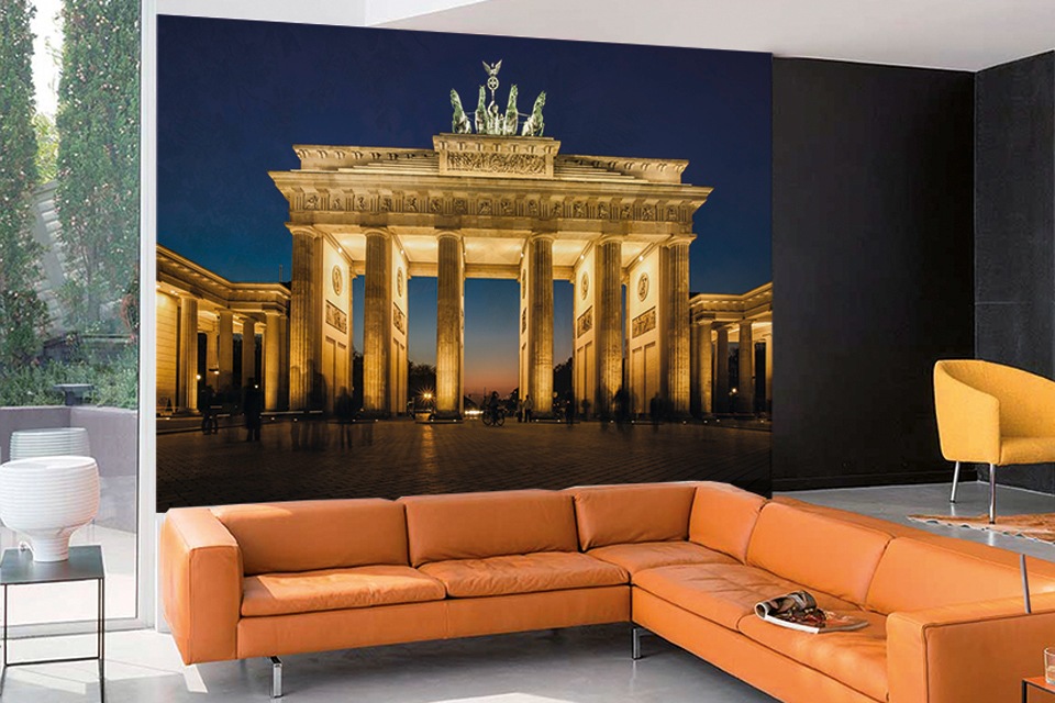 Papermoon Fototapete »Brandenburg Gate«, matt