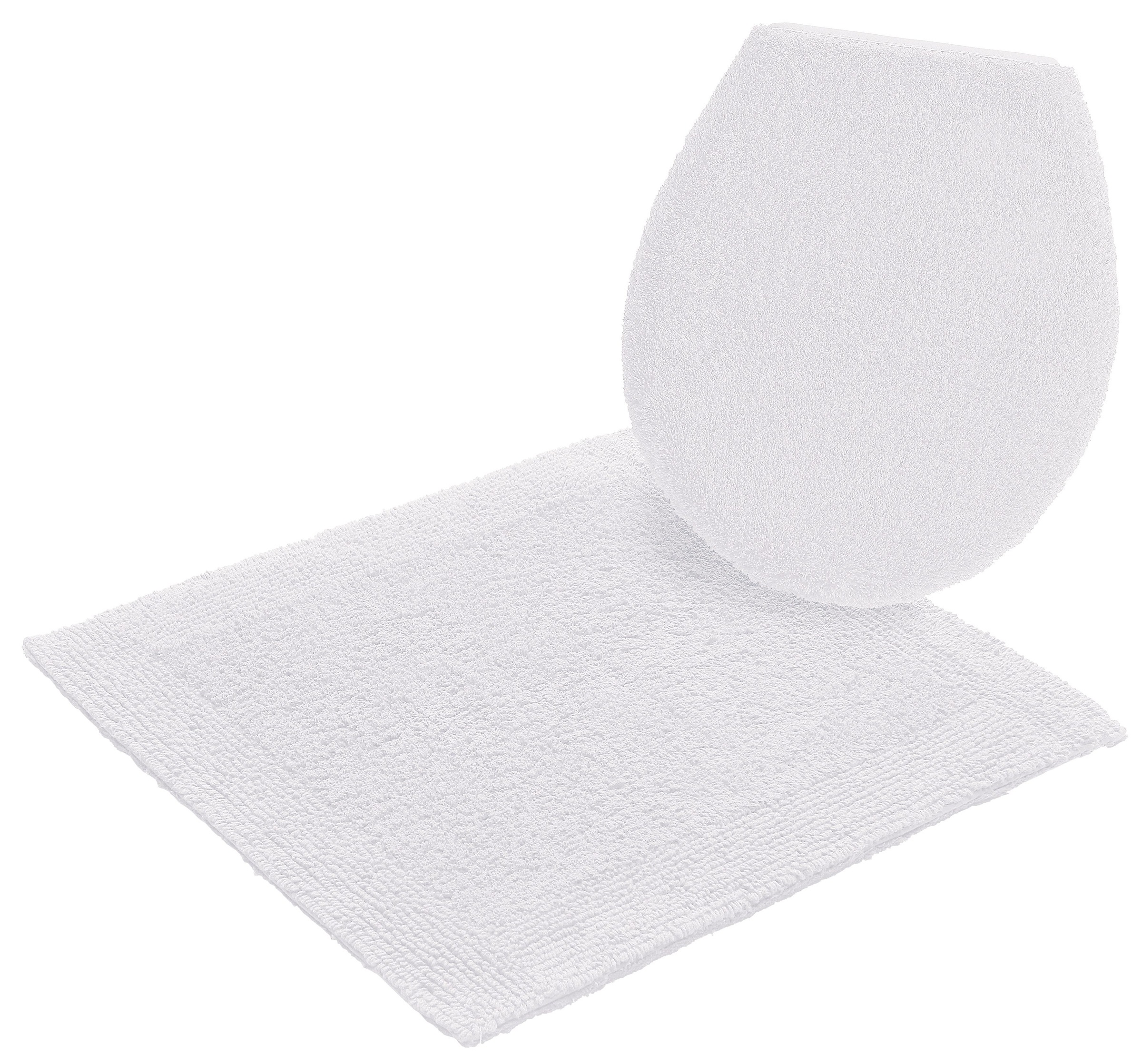 my home Badematte "Kapra, Badvorleger, Badezimmer Teppich" Höhe 14 mm beids günstig online kaufen