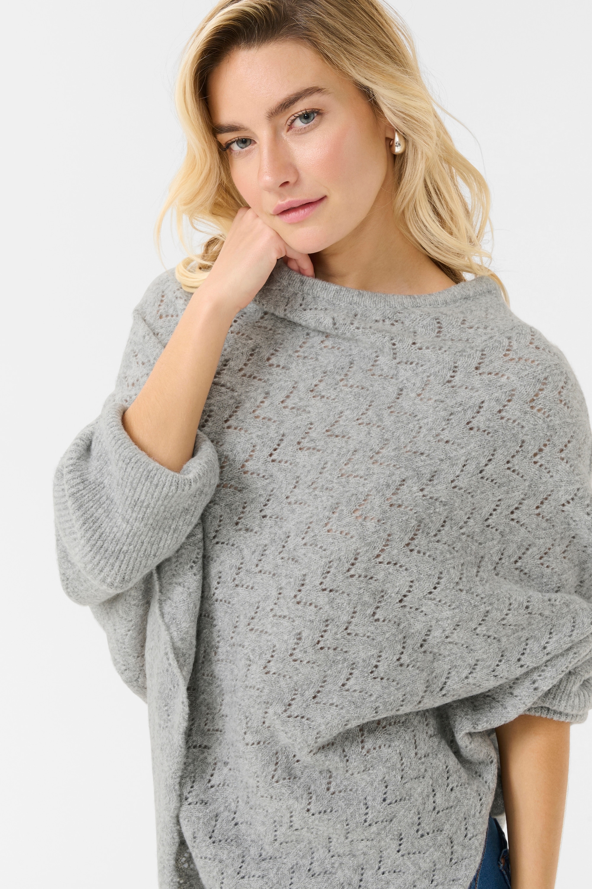 Cream Strickponcho »Poncho CRHoliday«