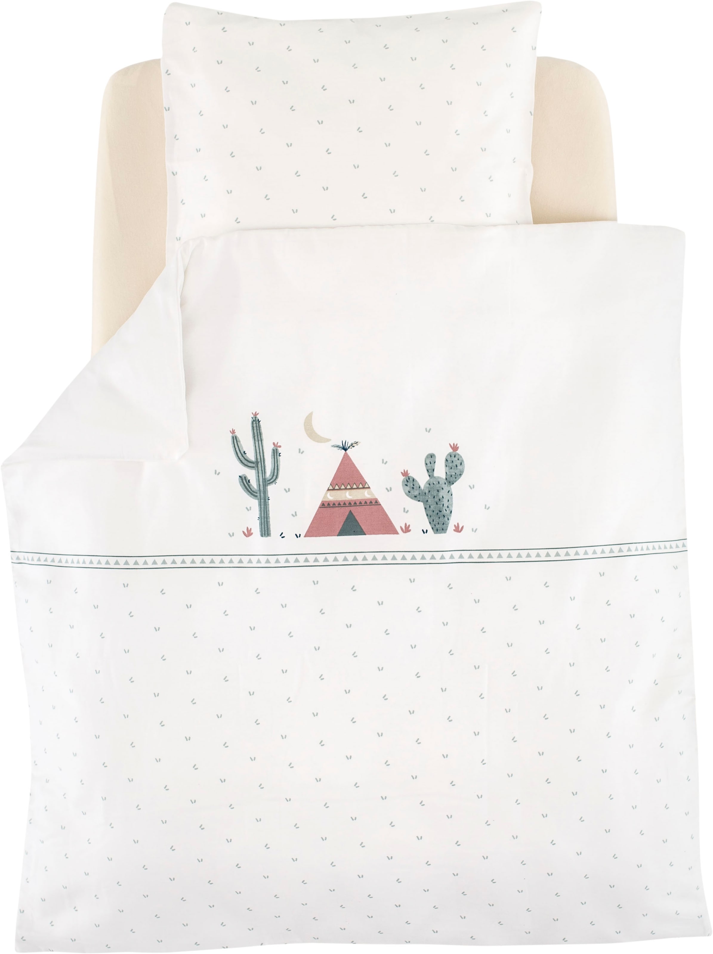 Träumeland Babybettwäsche 2 Stk. tlg. Kissen- und Bettdeckenbezug aus 100% günstig online kaufen