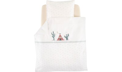 Babybettwäsche, (2 tlg.), Kissen- und Bettdeckenbezug aus 100% Baumwolle