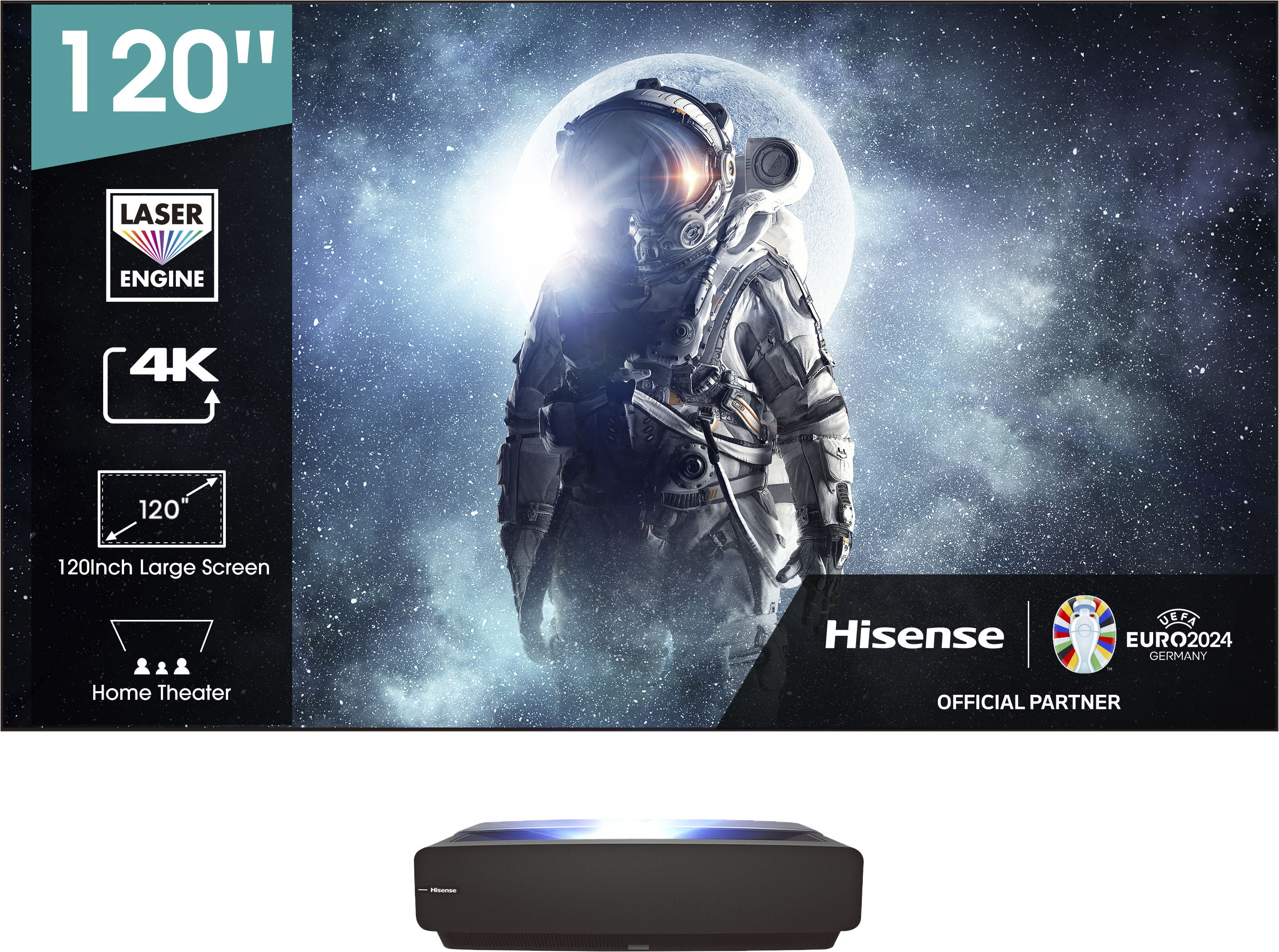Laser-TV »120L5F-A12 (120 Zoll)«, Triple Tuner, inkl. Soft Panel