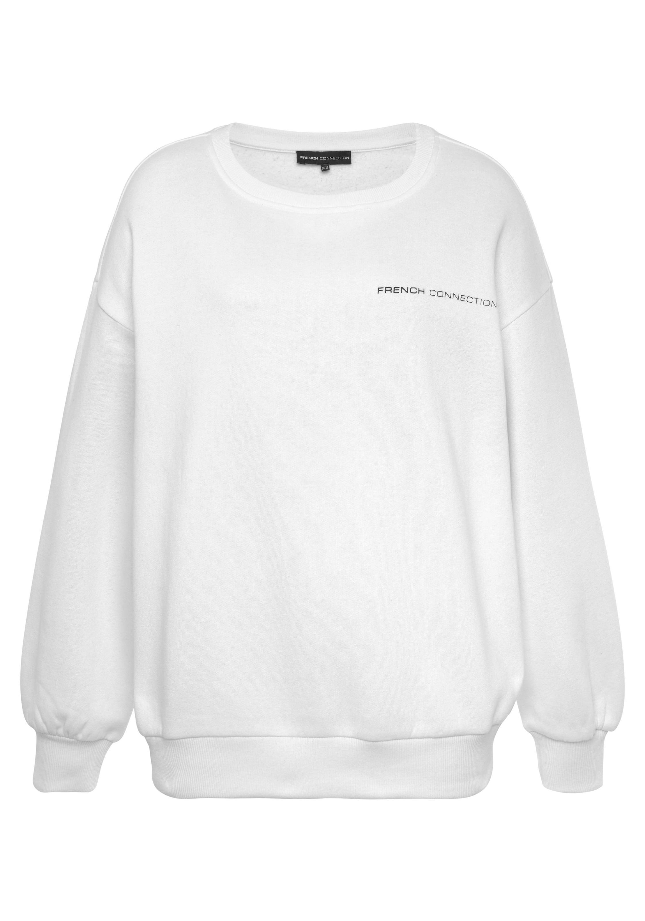 French Connection Sweatshirt, mit Schriftzug auf dem Rücken