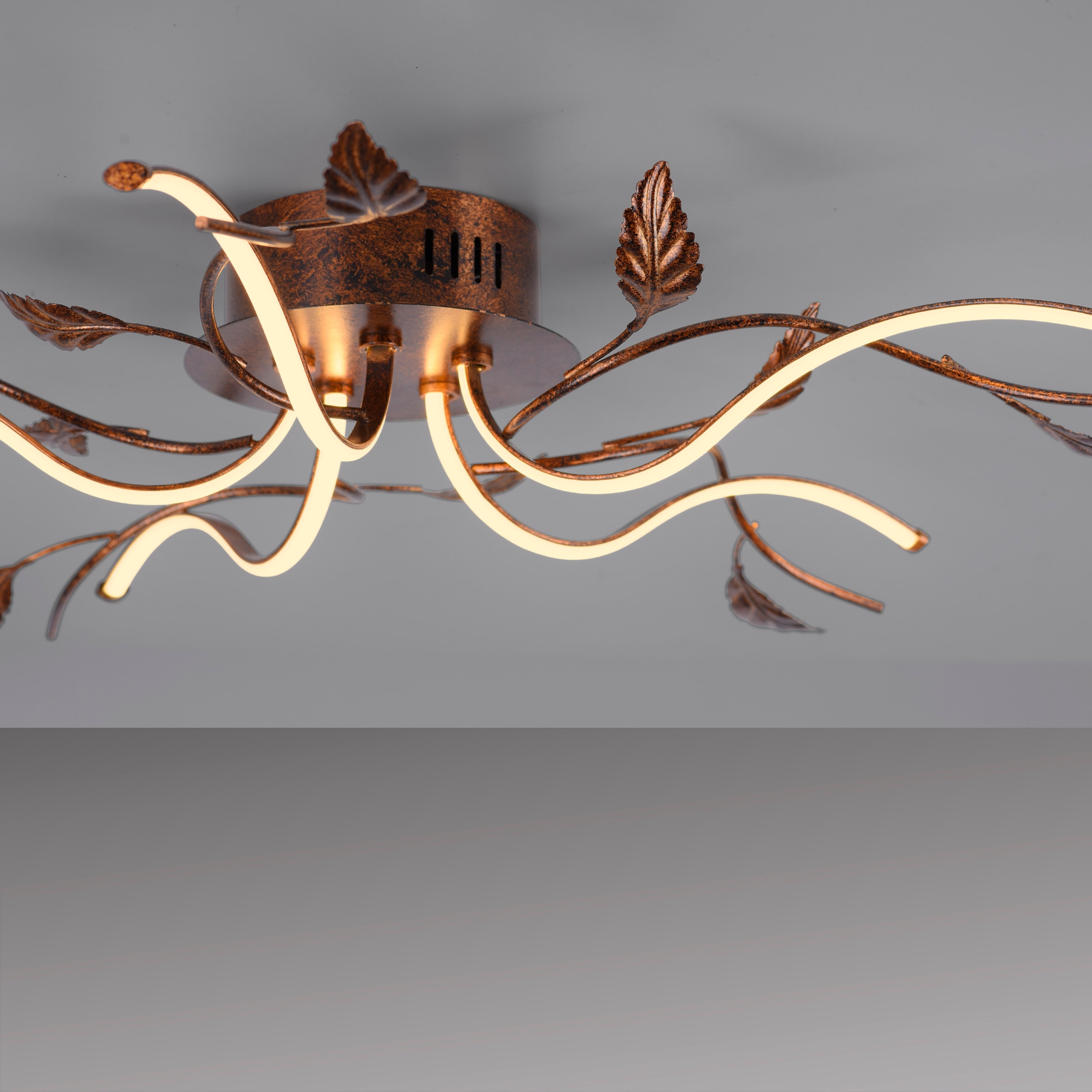 JUST LIGHT LED Deckenleuchte »AURELIA« LED-Board 1 Stk. Warmweiß Dimmbar, Memoryfunktion, 2700K Leuchtmittel