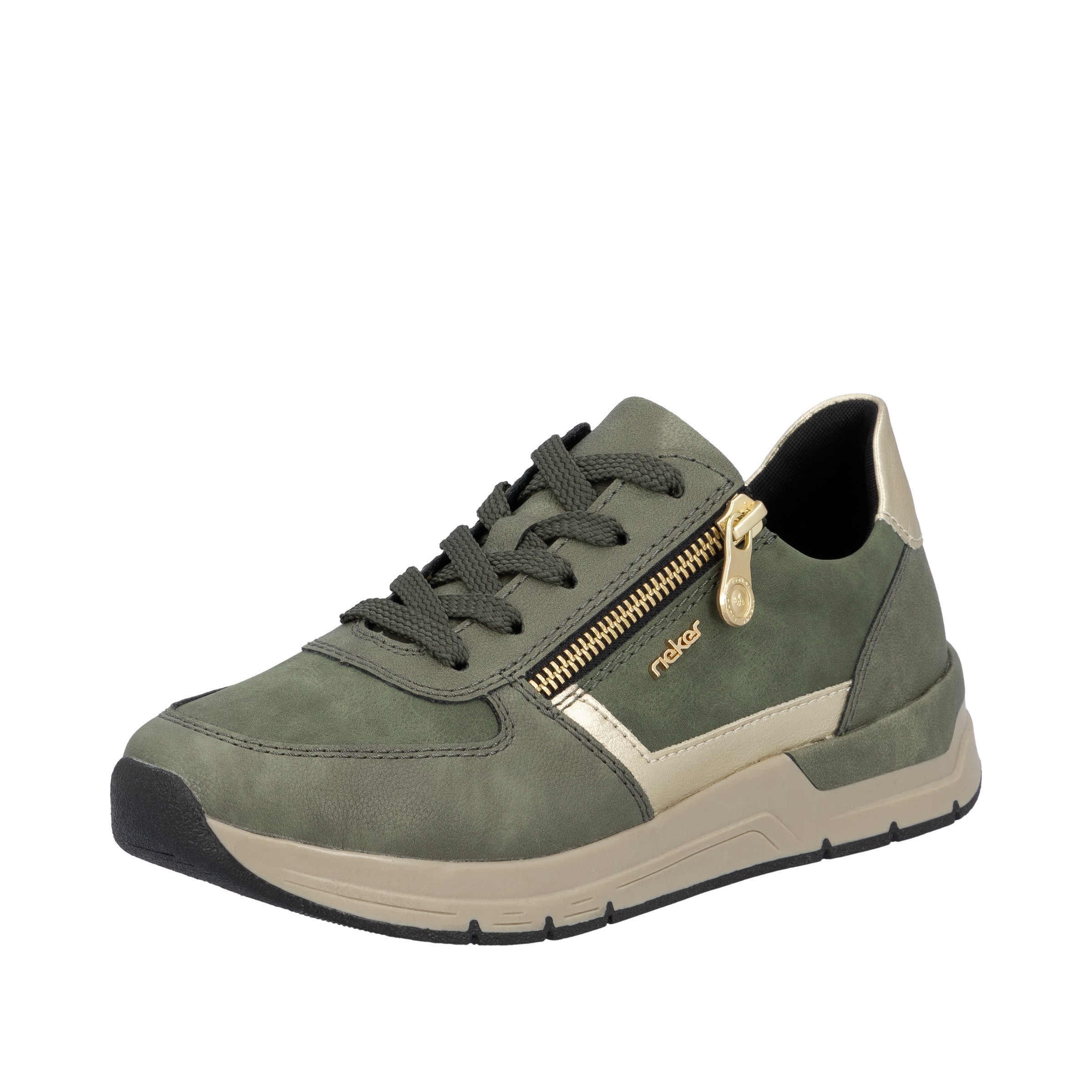 Rieker Sneaker, Freizeitschuh, Schnürschuh, Halbschuh mit modischen Akzente günstig online kaufen