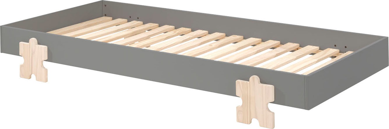 Vipack Kinderbett "Modulo, stapelbares Einzelbett, inkl. Rolllattenrost, 2 günstig online kaufen