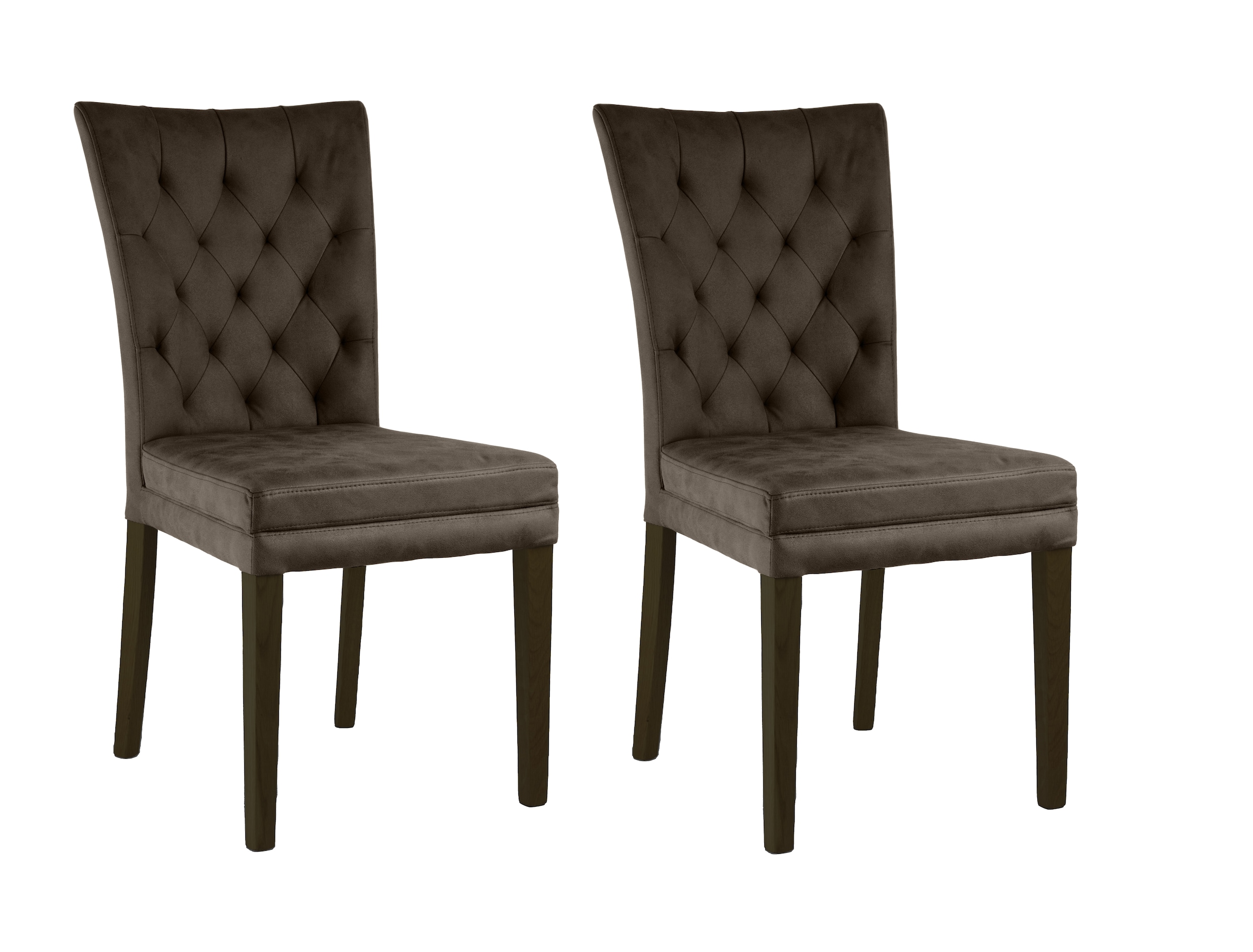 Home affaire 4-Fußstuhl "Colorado" (Set) 2 Stk. Microfaser bequeme Polsteru günstig online kaufen