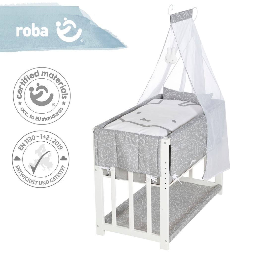 roba® Stubenbett »3in1, Miffy, weiß«