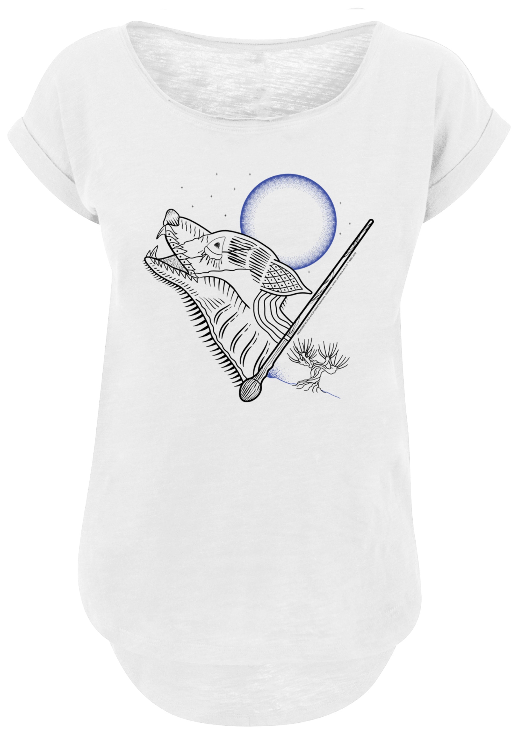 F4NT4STIC T-Shirt »Harry Potter Werewolf Line Art«, Print