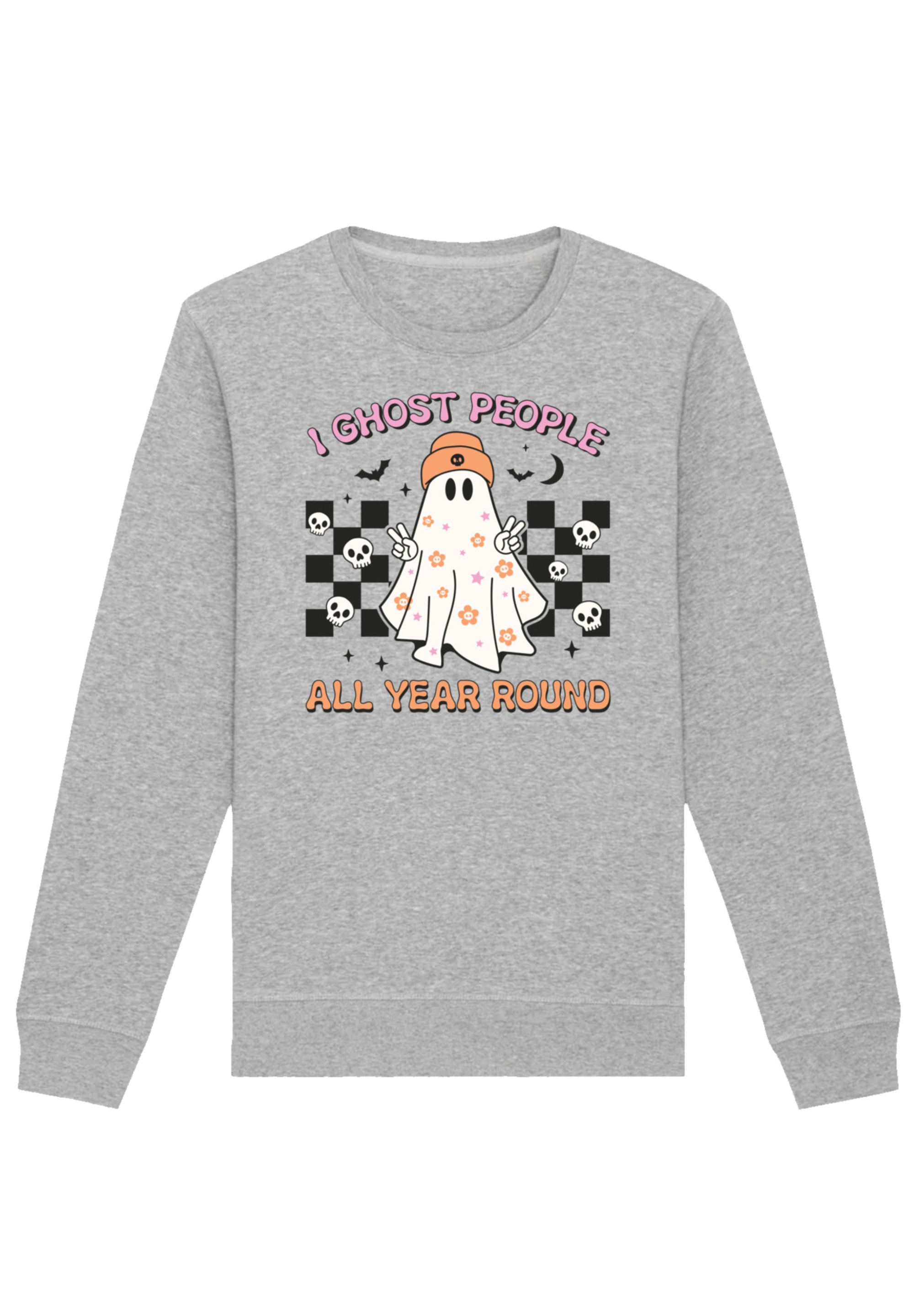 F4NT4STIC Sweatshirt "Retro Halloween I Ghost People All Year Round", Premi günstig online kaufen