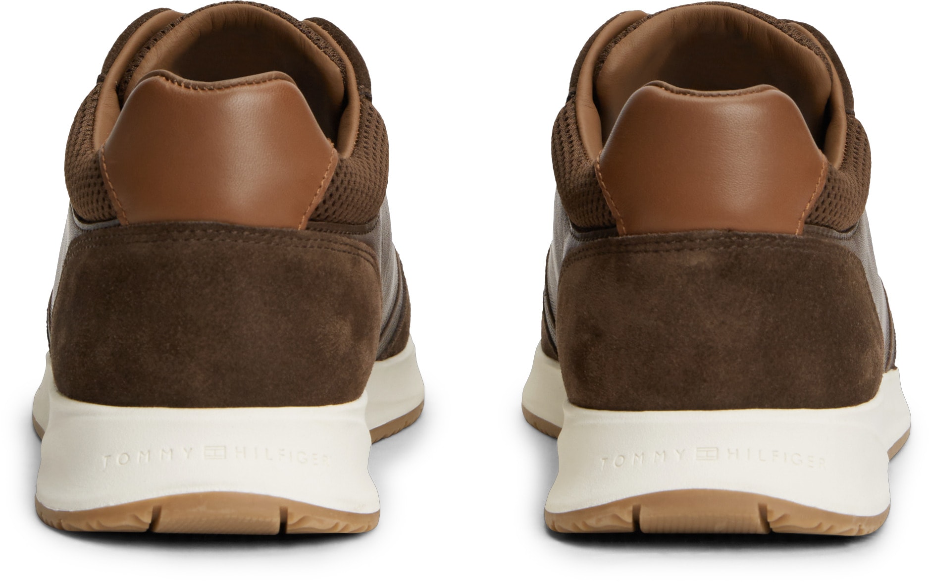 Tommy Hilfiger Sneaker »TH DRESSY RUNNER SUEDE MIX«  Schnürschuh, Halbschuh, Freizeitschuh mit Logoschriftzug