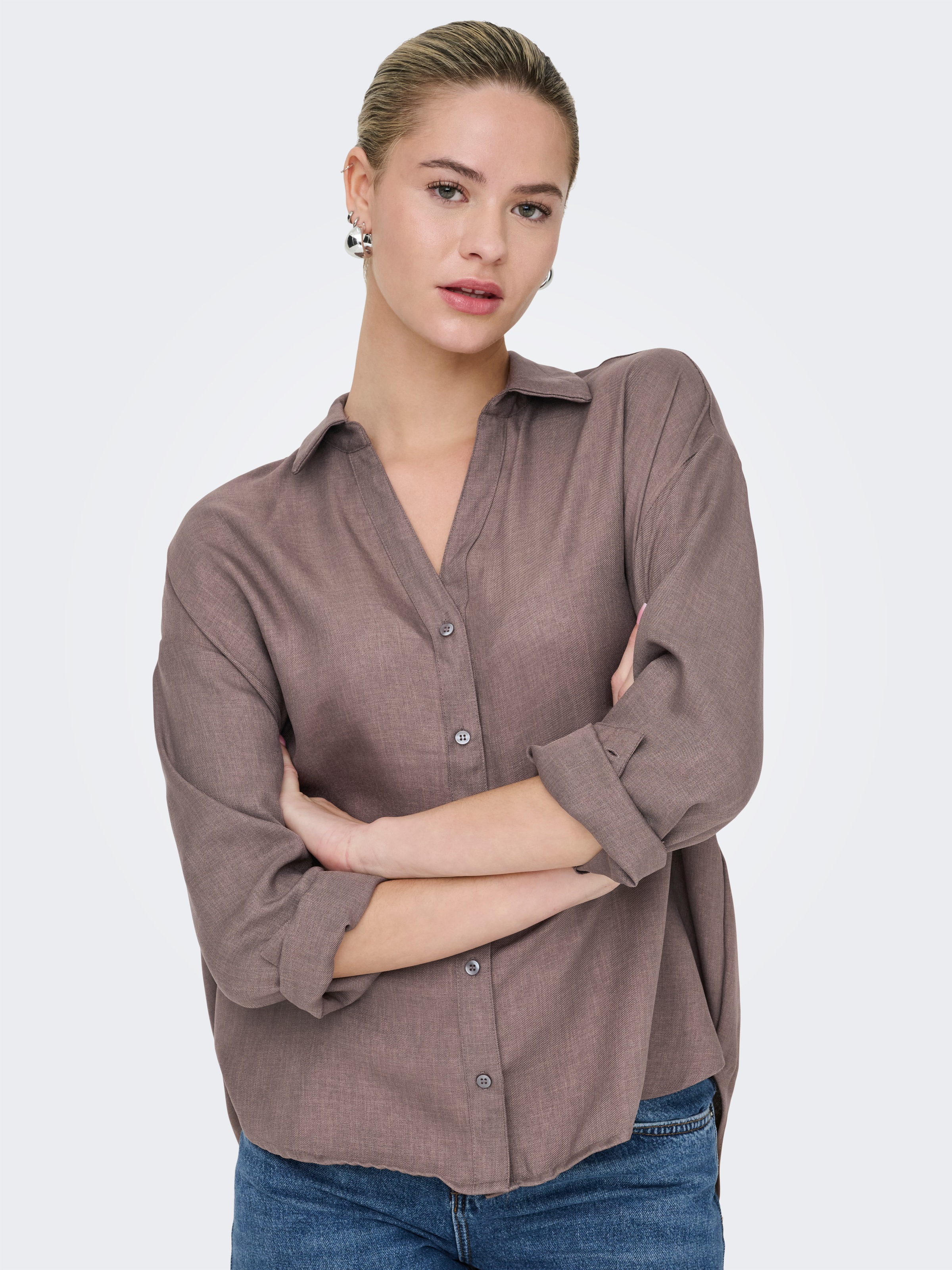 ONLY Hemdbluse "ONLHARRIET LIFE L/S SHIRT WVN" günstig online kaufen