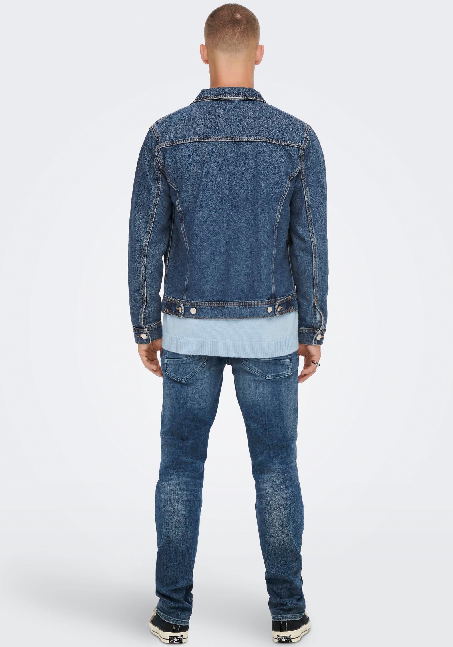 ONLY & SONS Jeansjacke »ONSDUKE M. BLUE 3518 JACKET«